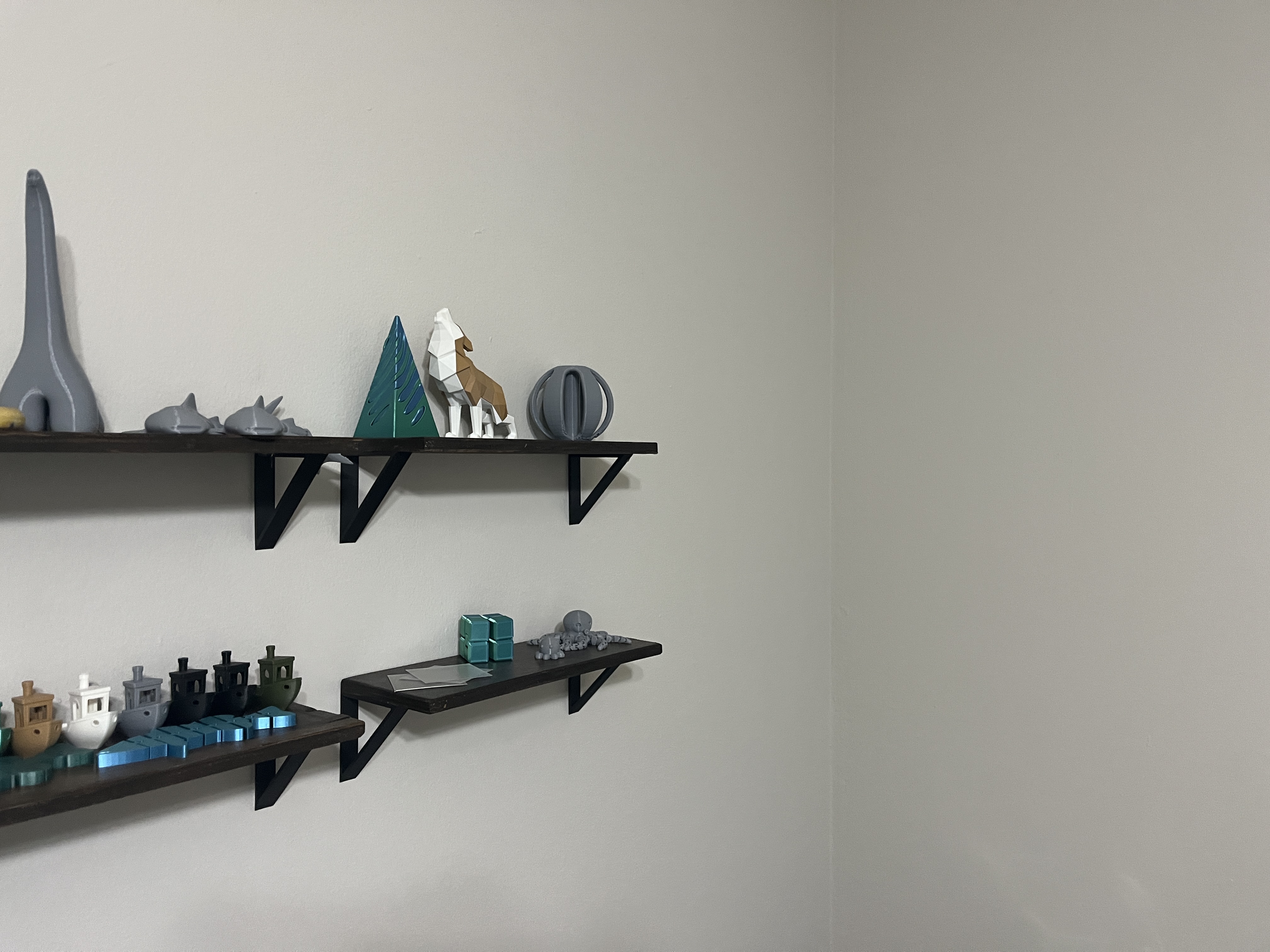 Miniatura 4 do modelo 3D Triangle Shelf Bracket