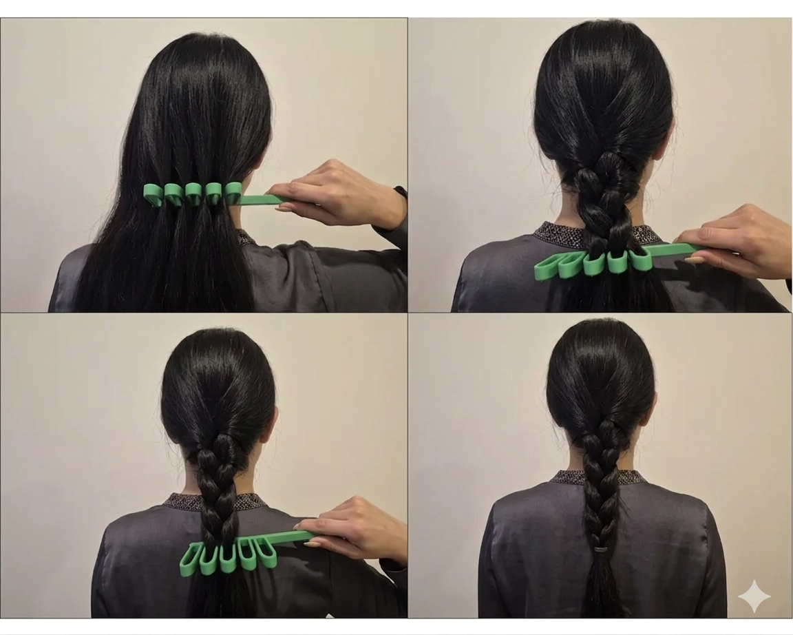 Professional French Braiding Tool - Easy Hair Separator