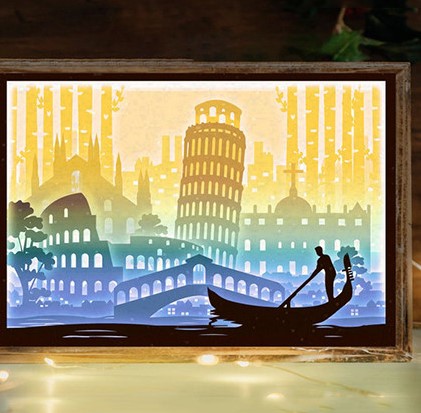 Italy Venice light box