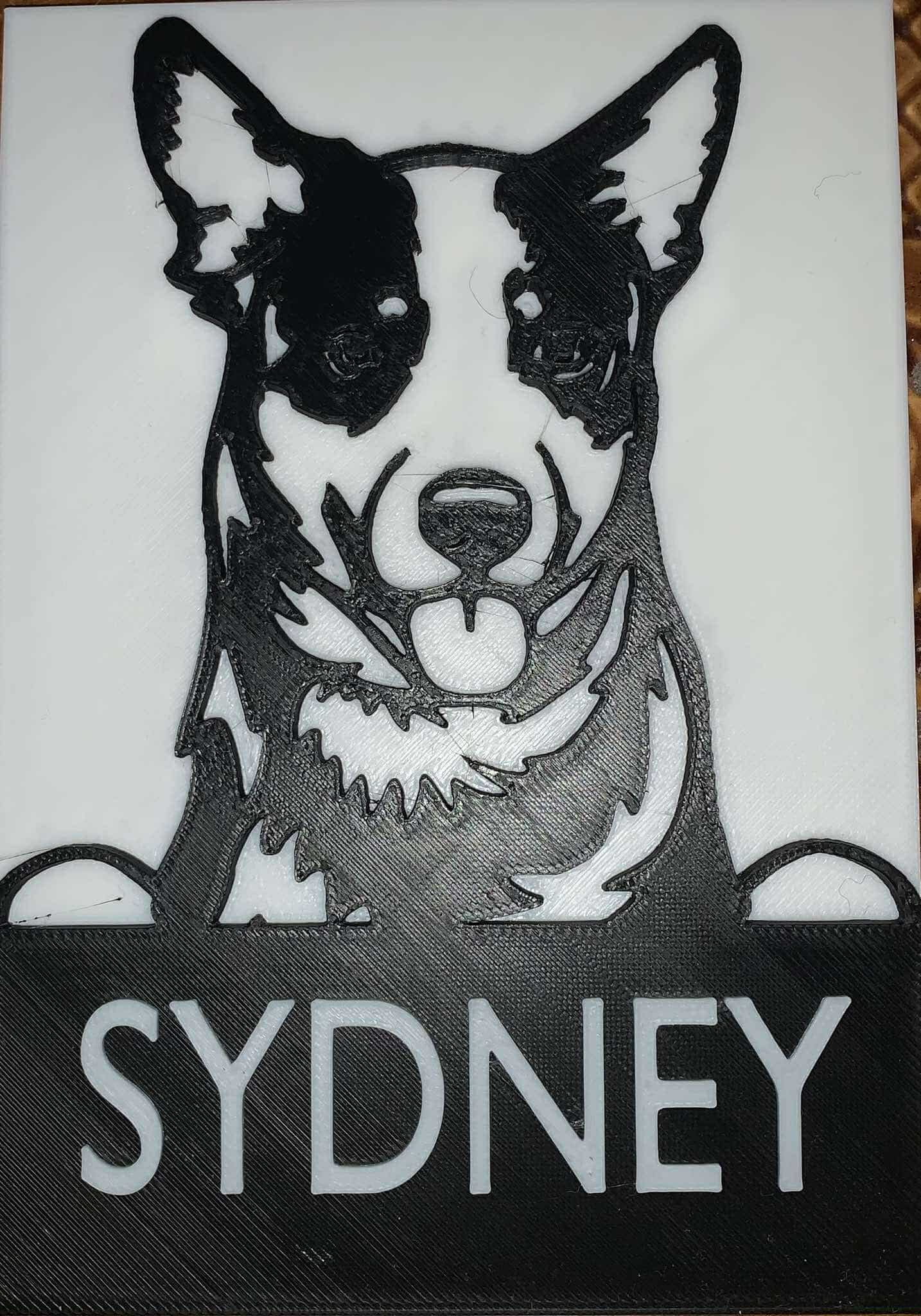 Australian Cattle Dog plate