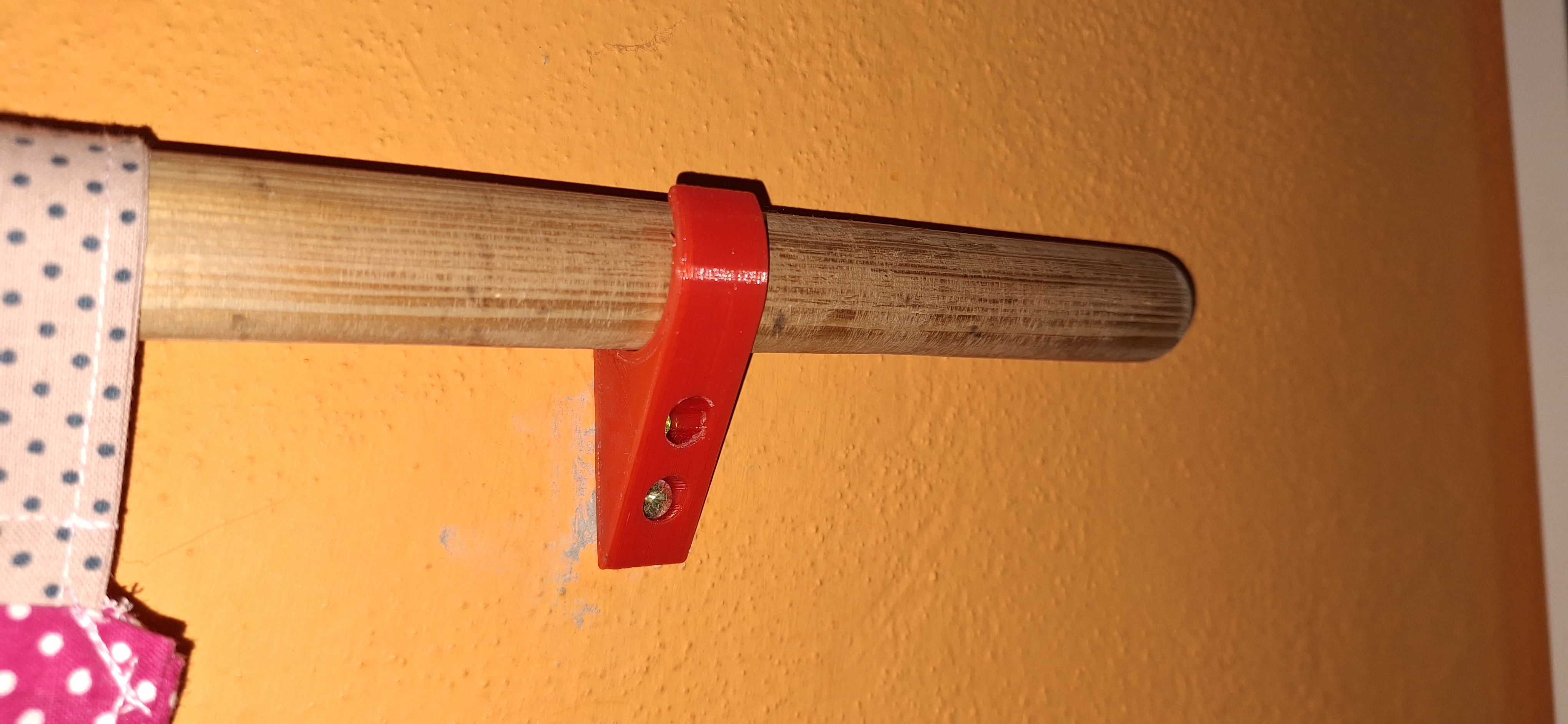 wall broomstick holder