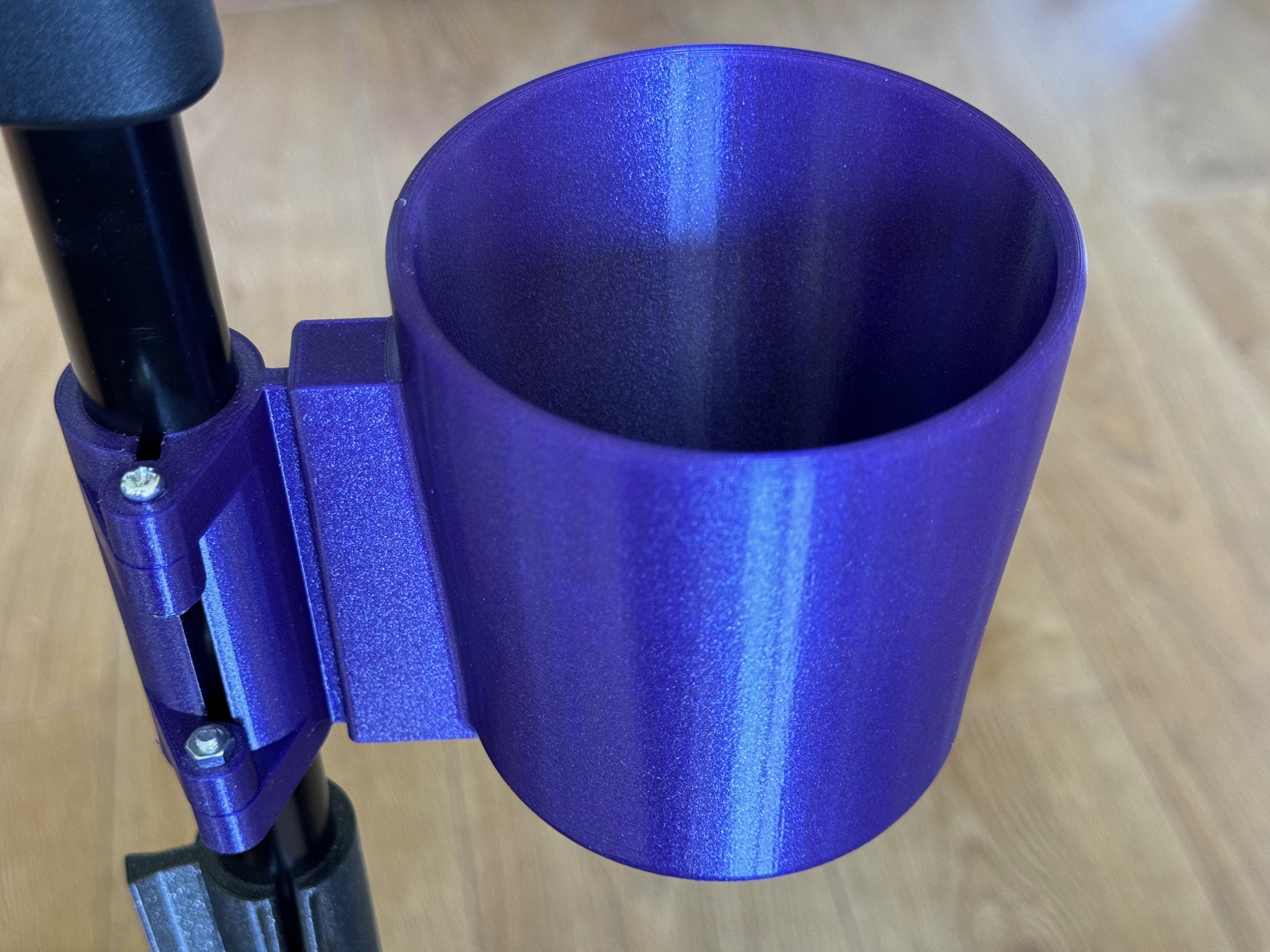 Mic stand drink holder v2