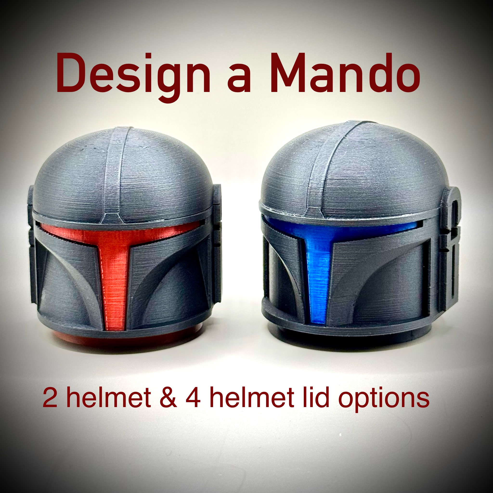 Custom Mandalorian Helmet / Tealight Candle (six helmet options)