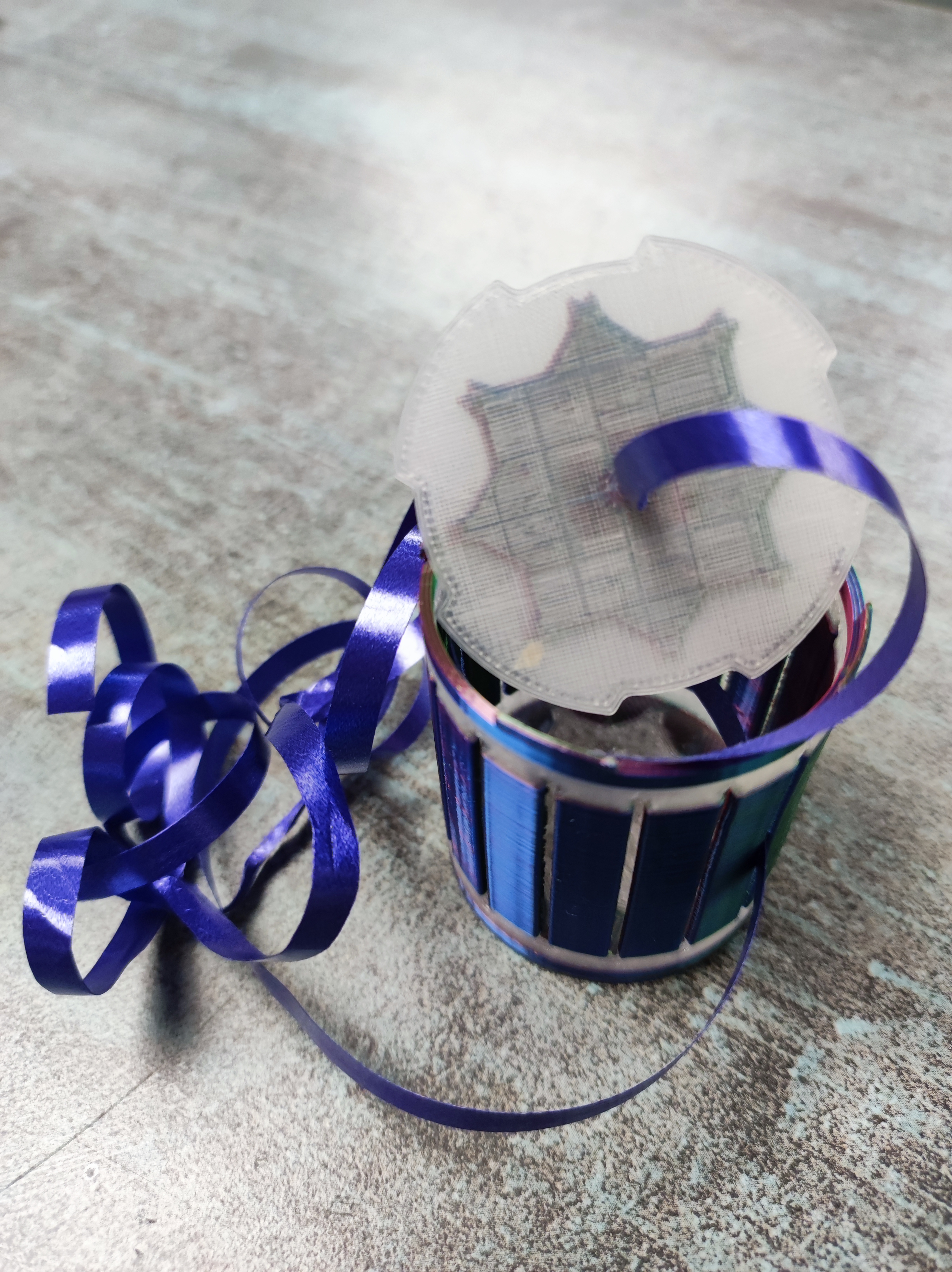 Miniatura 13 do modelo 3D Snowflake ribbon box