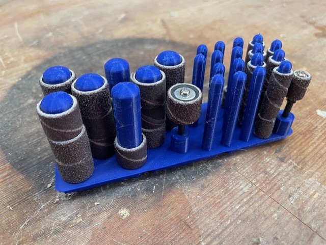 Gridfinity Dremel Sanding Band Organizer Max Storage
