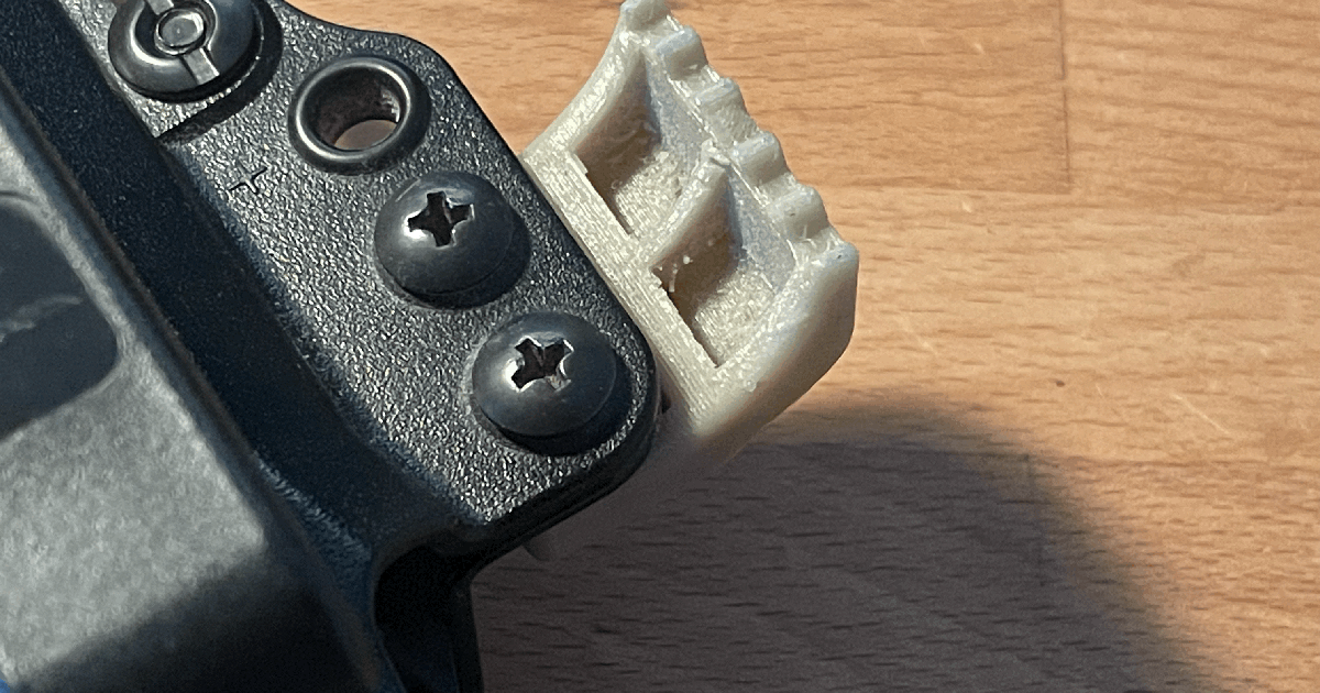 3-Piece Holster Claw Kit For IWB Carry - Ambidextrous Wing Claw For Concealed Carry