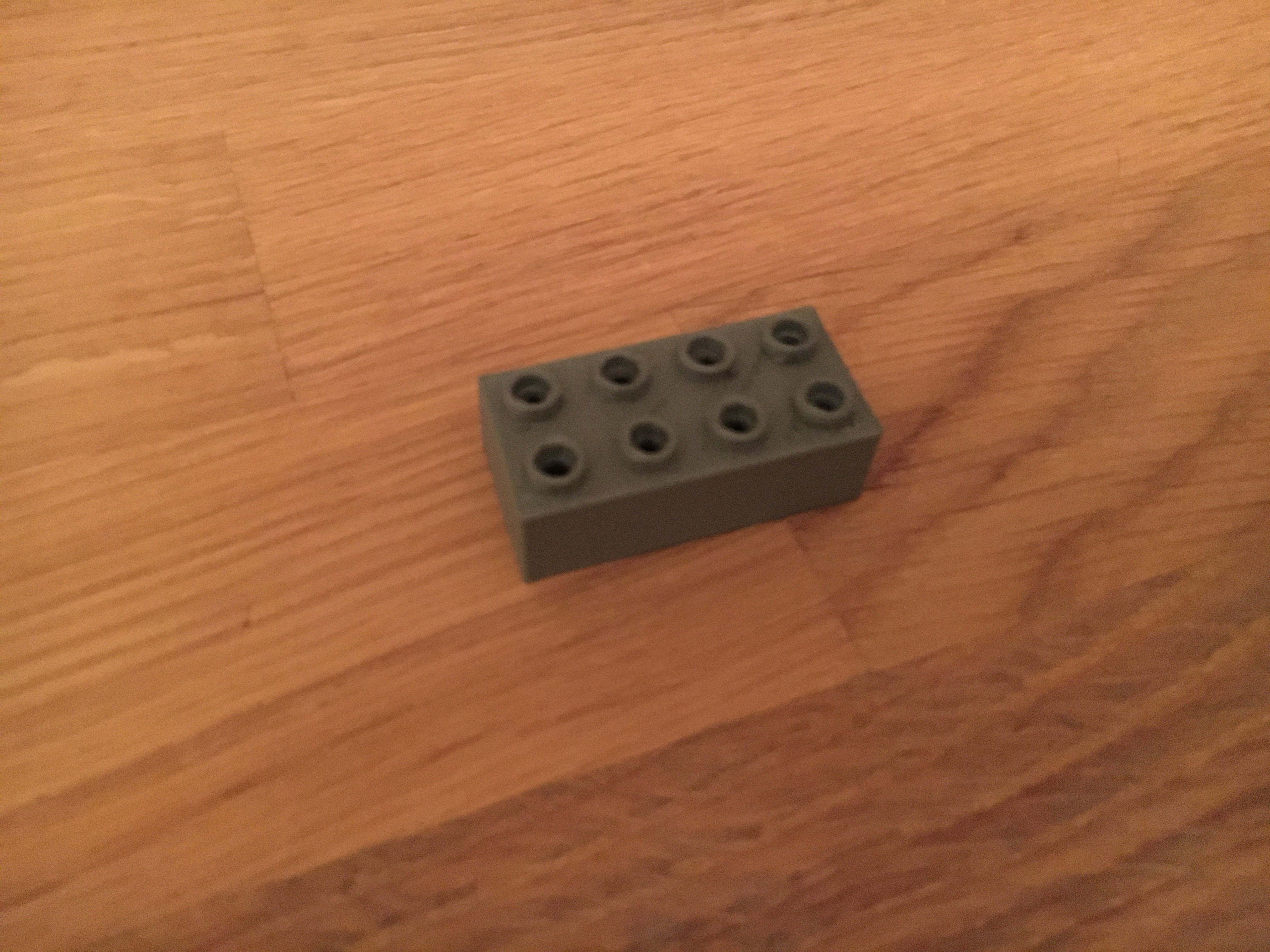 Lego 2x4 Brick with hollow studs