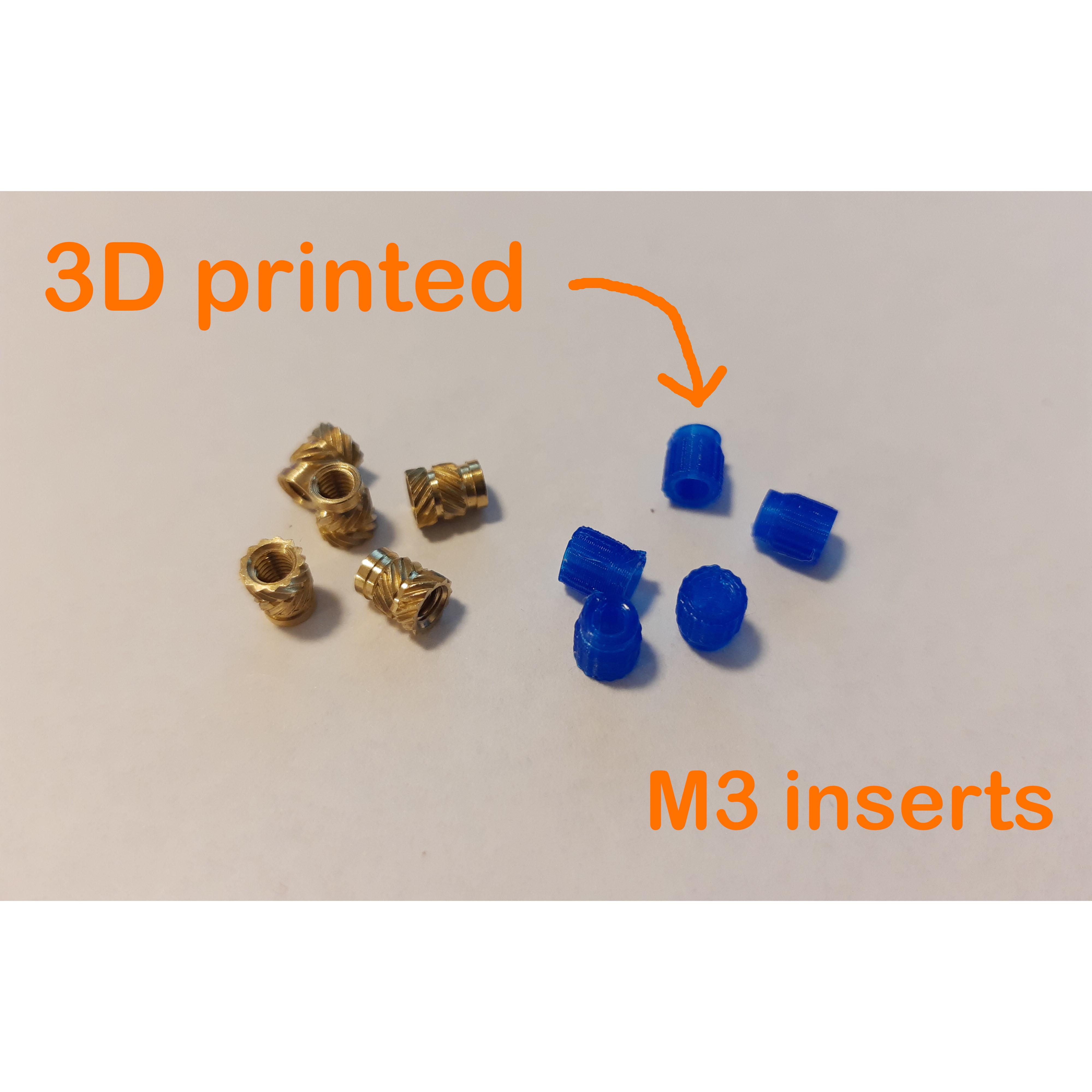 threaded insert M3 by Vojta Bot Download free STL model