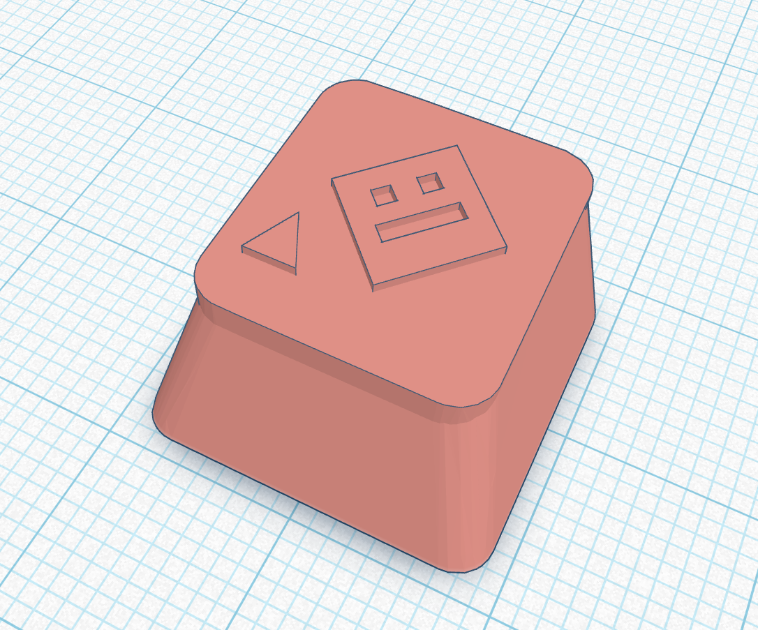 Geometry dash keycap