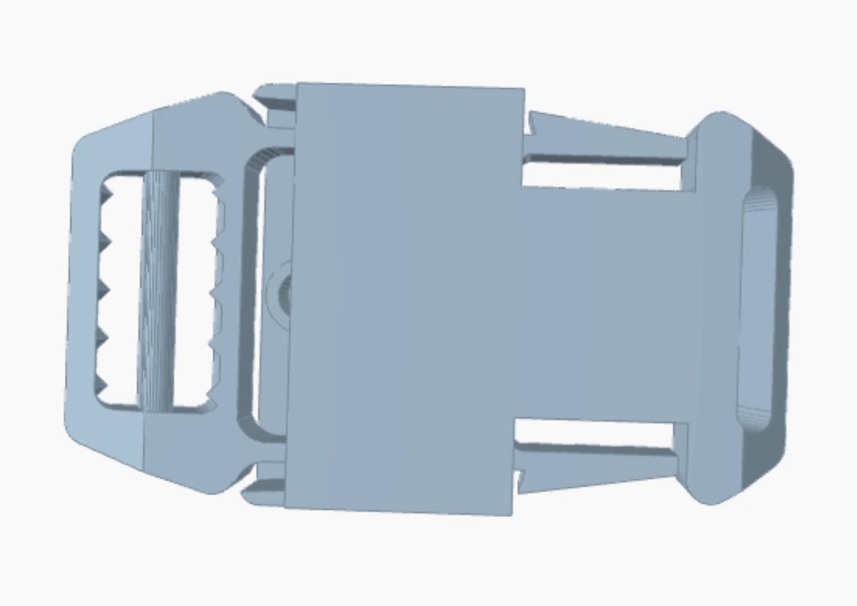 Miniatura 4 do modelo 3D Customizable buckle