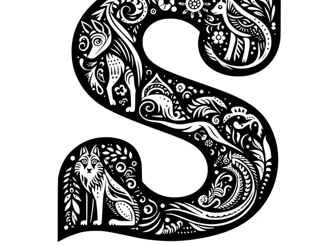 Crazy alphabet: Letter S