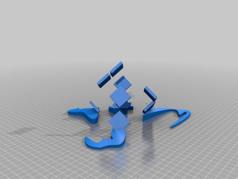 Melting Rubik's Cube (multi material) by Malte | Download free STL ...