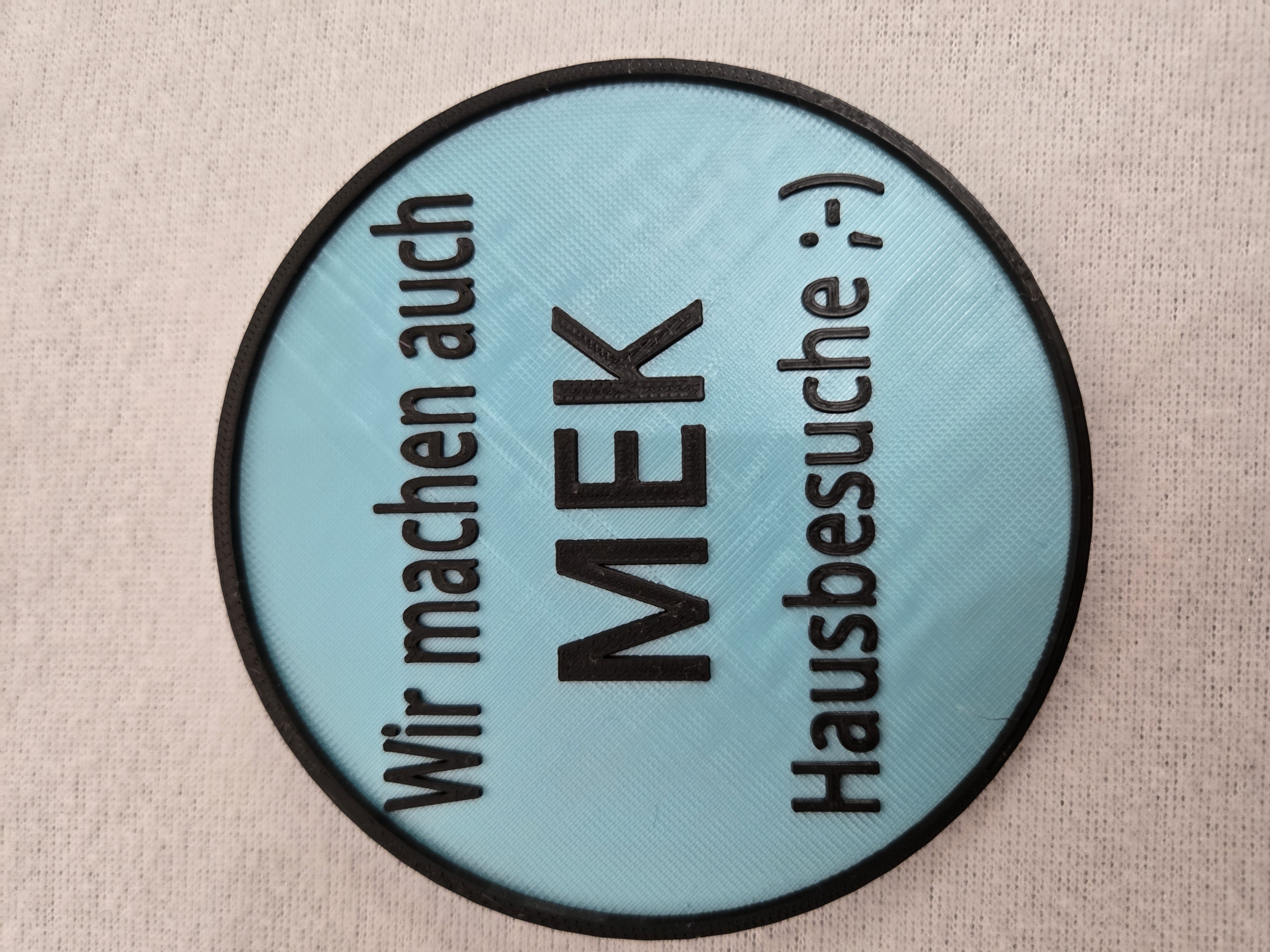 MEK - Wir machen auch Hausbesuche  New Coaster Series - Aufdruck