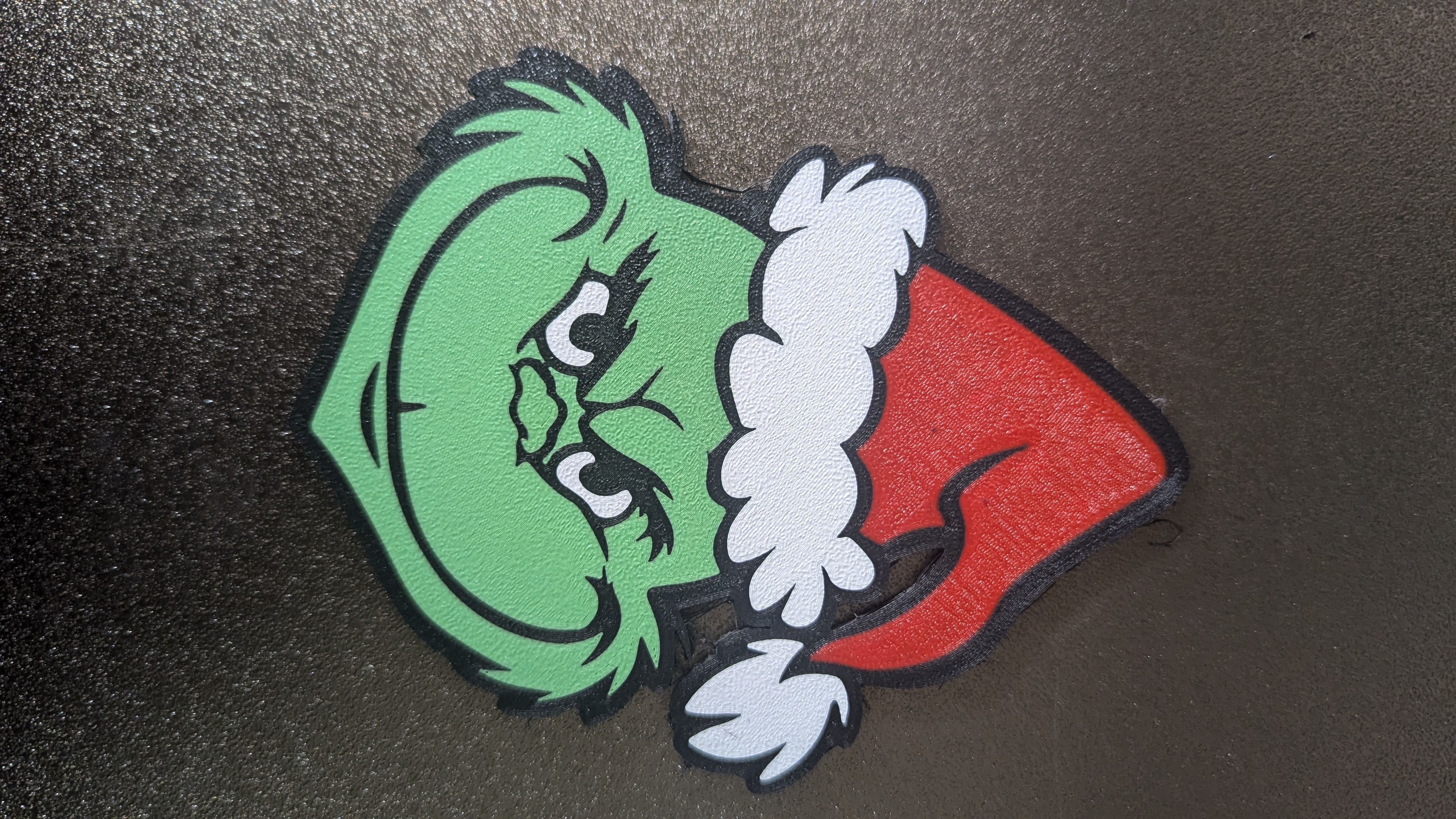 Grinch Coaster .3MF Individual Bodies