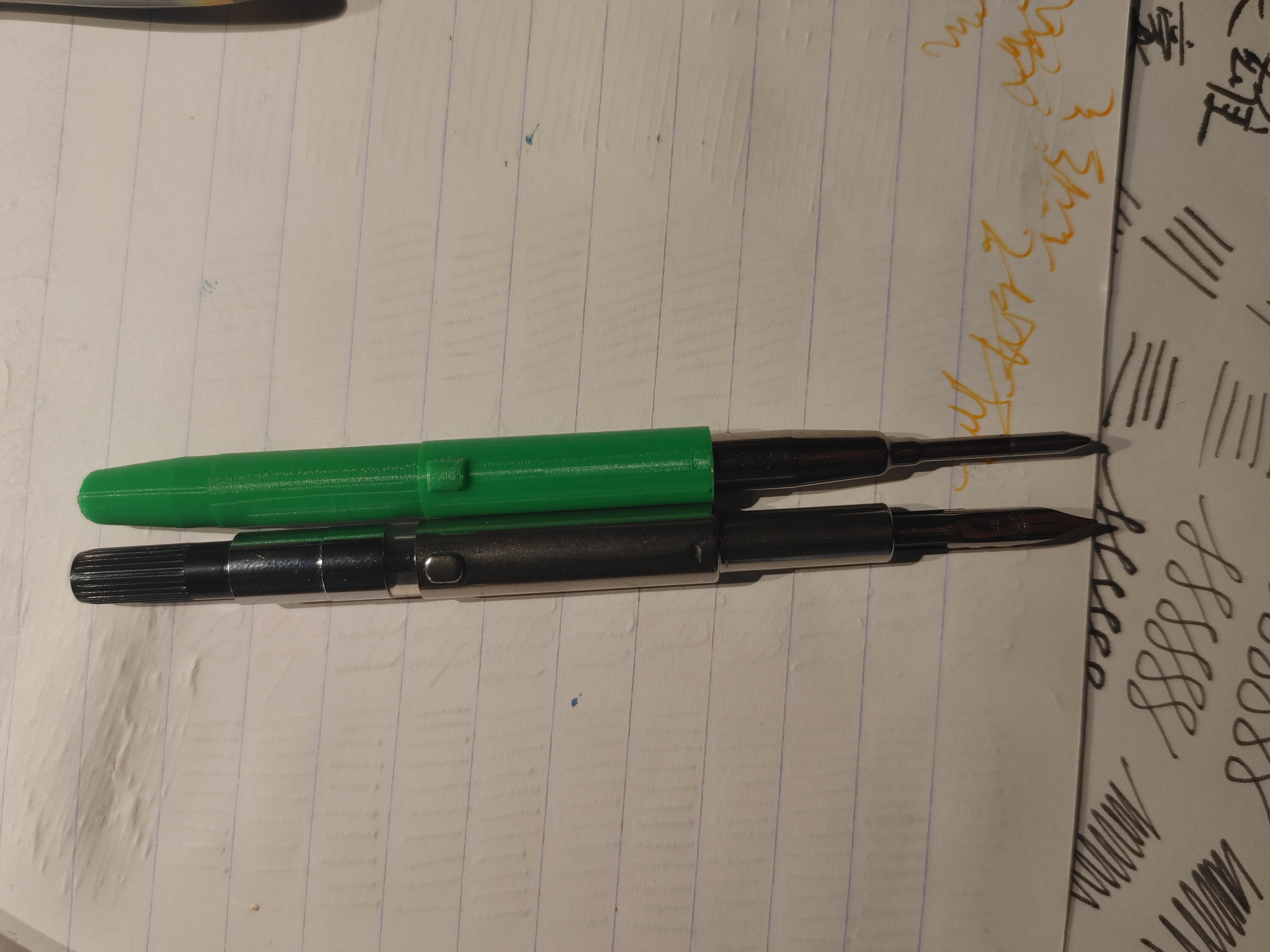 Pilot Capless Fountain pen to Ballpoint converter
