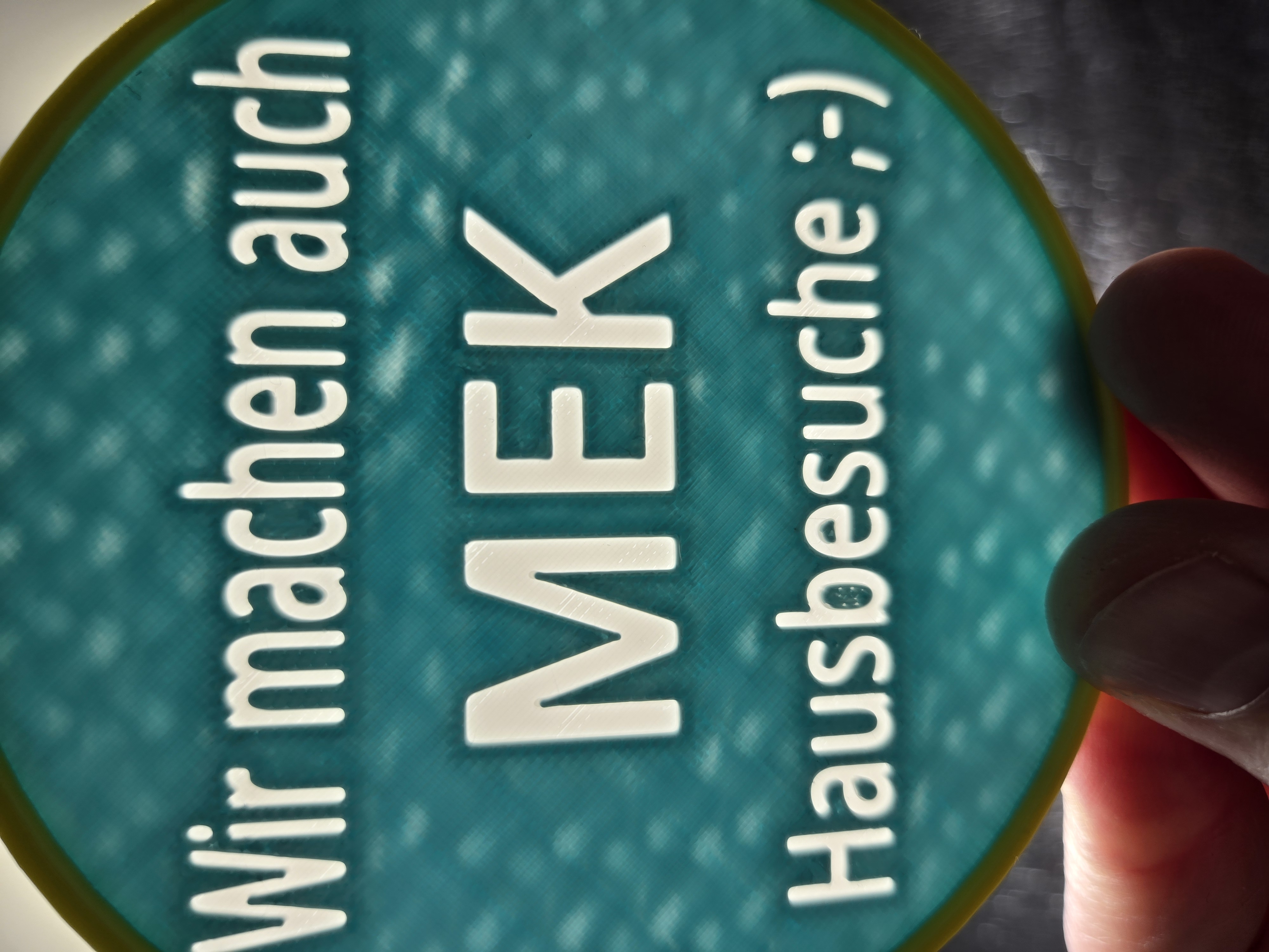 MEK - Wir machen auch Hausbesuche  New Coaster Series - Gravur