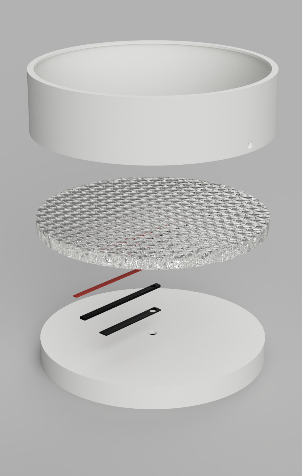 Miniatura 2 do modelo 3D Glass Brick Clock
