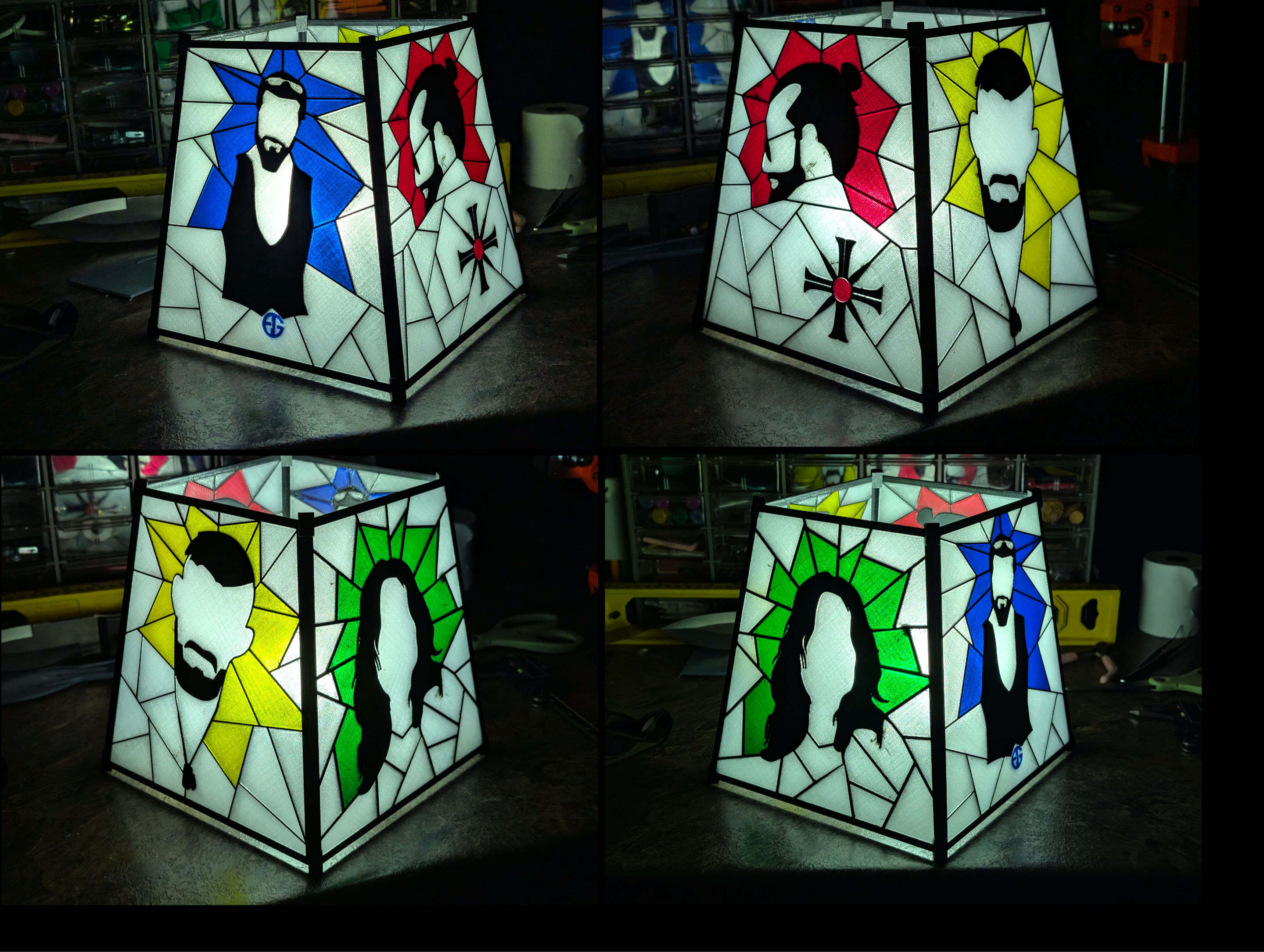 Far Cry 5 Seed family lampshade.