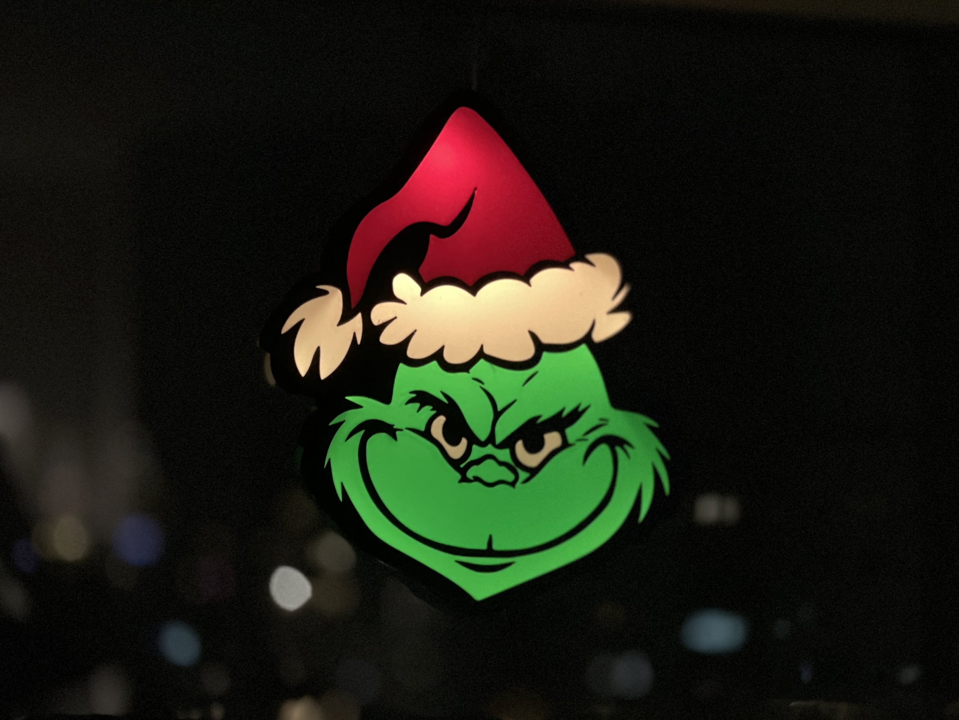 Grinch Christmas Window Lightbox