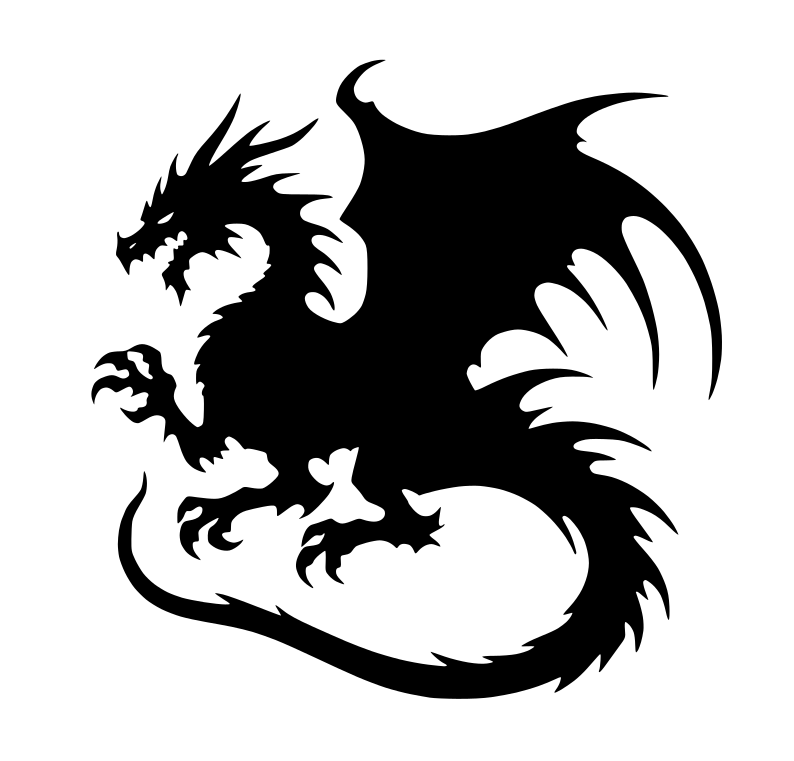 Dragon sillhouette