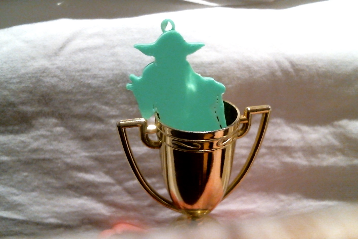 Miniatura 3 do modelo 3D Yoda Keychain