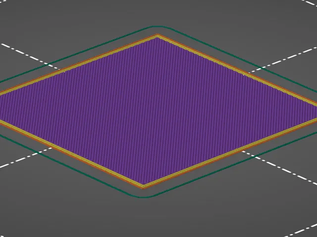 Simple Z-Height (First Layer Calibration) sqaure