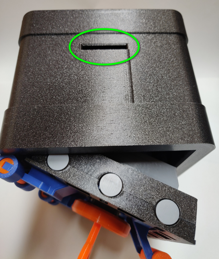 Mini Vault as money box for coins