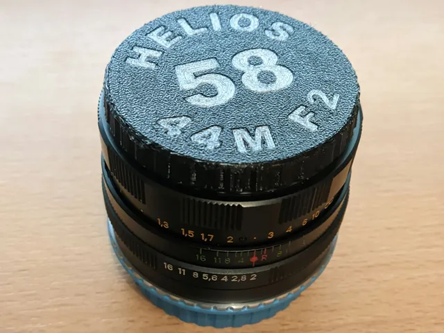 TPU front lens cap for Helios 44M F2