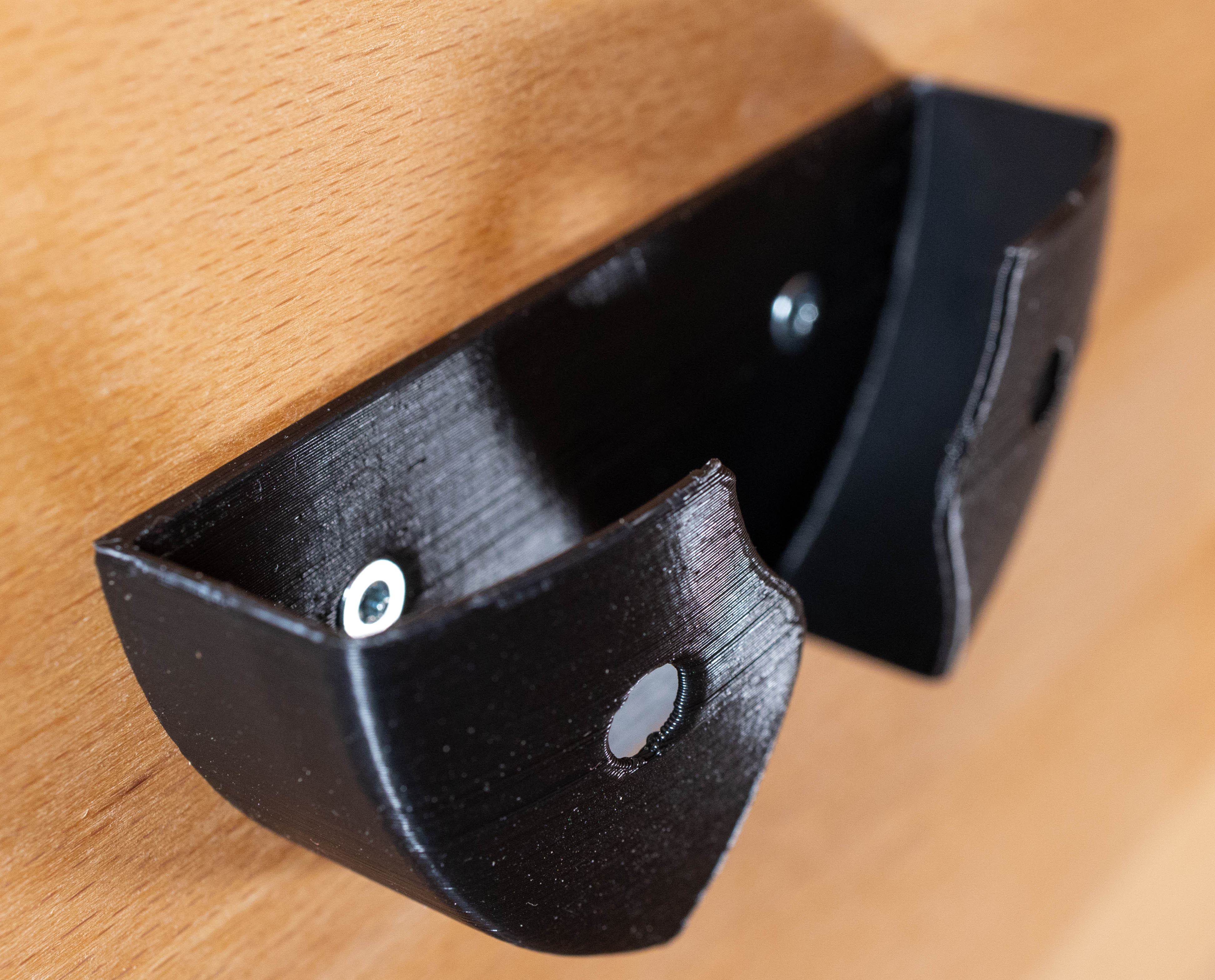 Mounting bracket for power strip with wired foot swich by Miraculix ...