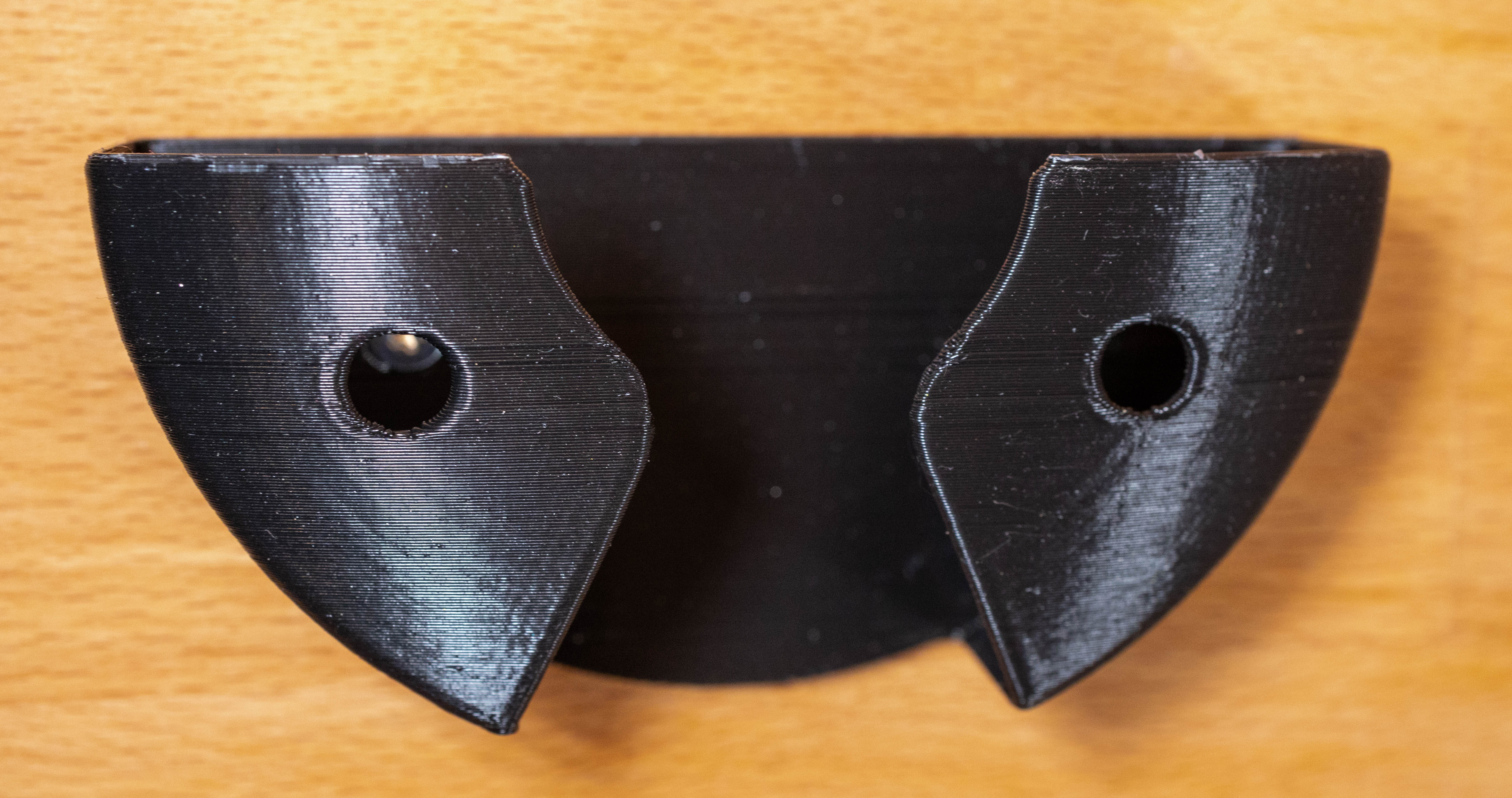 Mounting bracket for power strip with wired foot swich by Miraculix ...