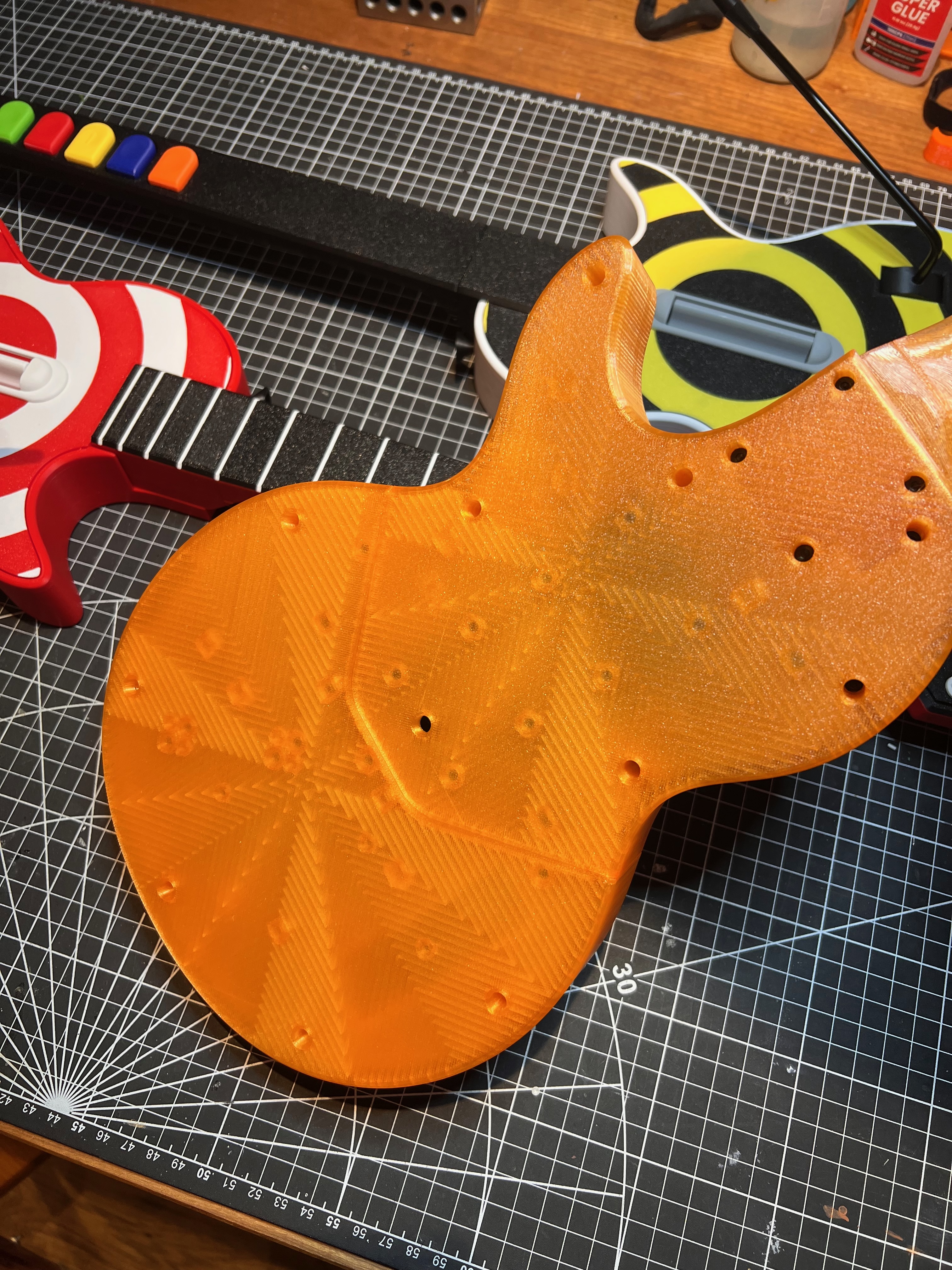 Multi-colour Parts  - Les Paul Controller for Guitar Hero/Clone Hero/YARG — thumbnail 2