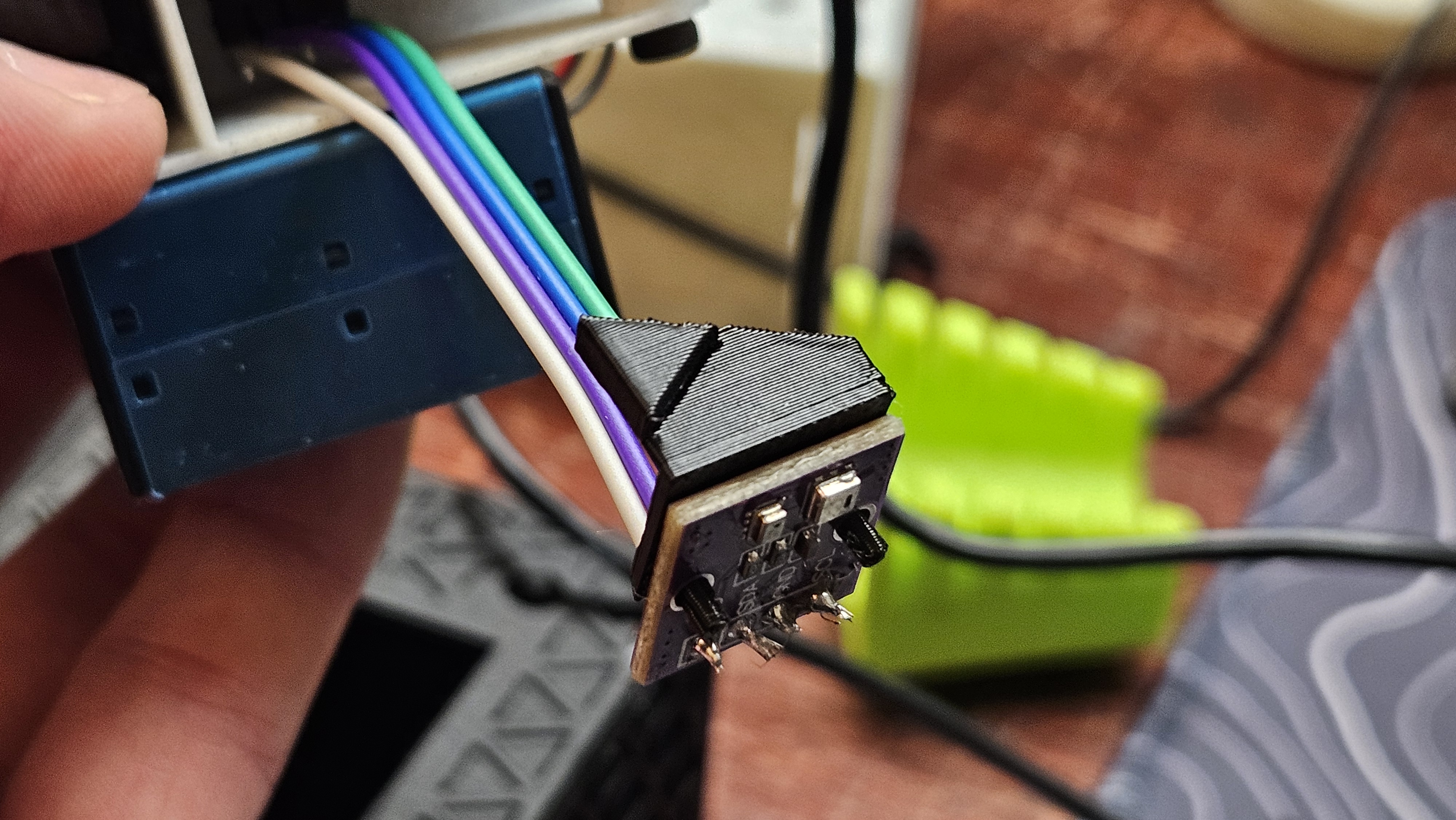 Sensorbox v2 AHT20+BMP280 mount remix 3D model thumbnail