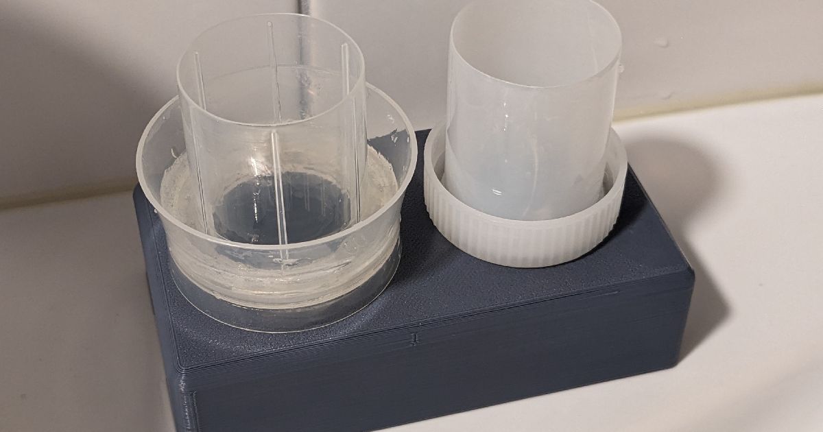 Detergent an fabric softener dosing cap holder by Gurtmail | Download ...