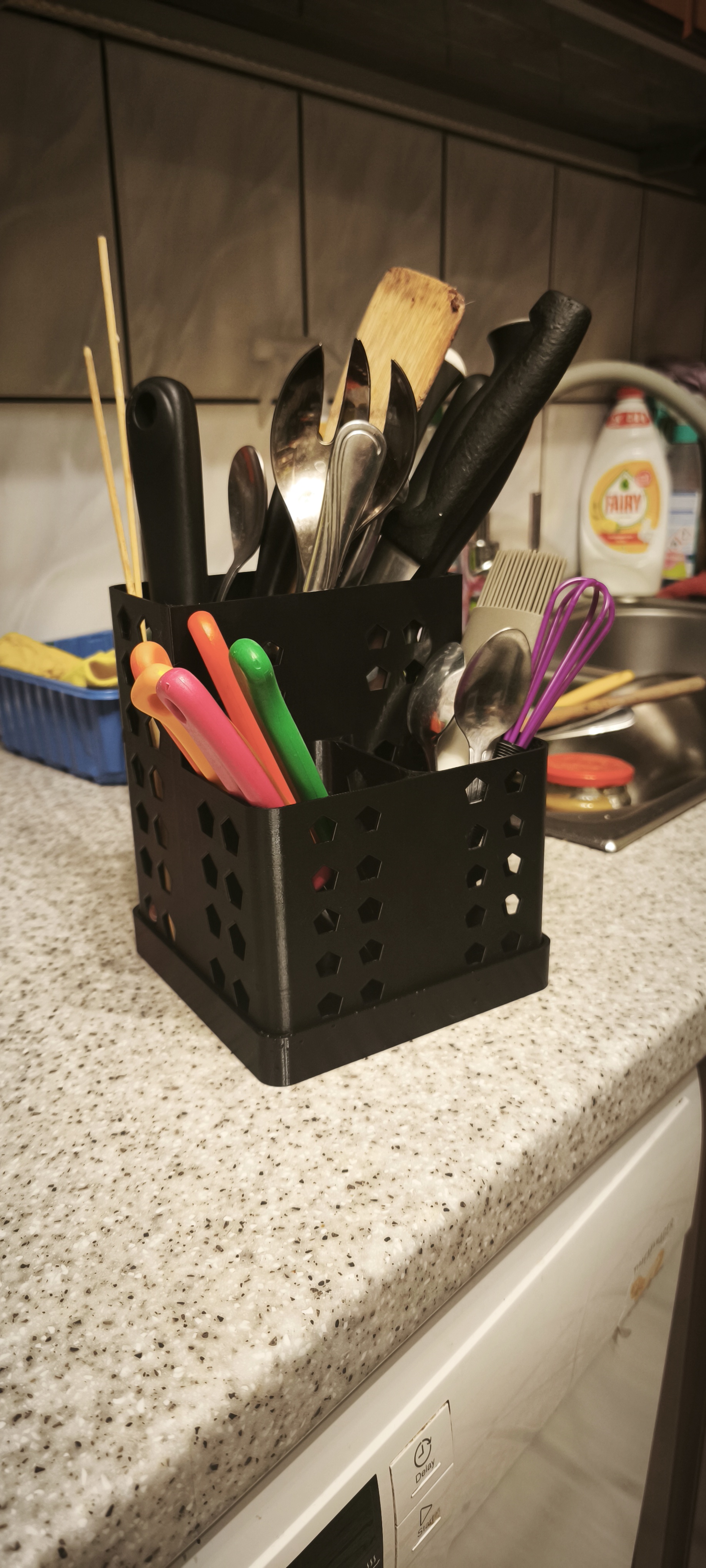 Cutlery drainer V3 no supports by MrLiffe