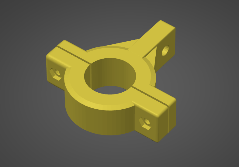 Motocycle fog light holder