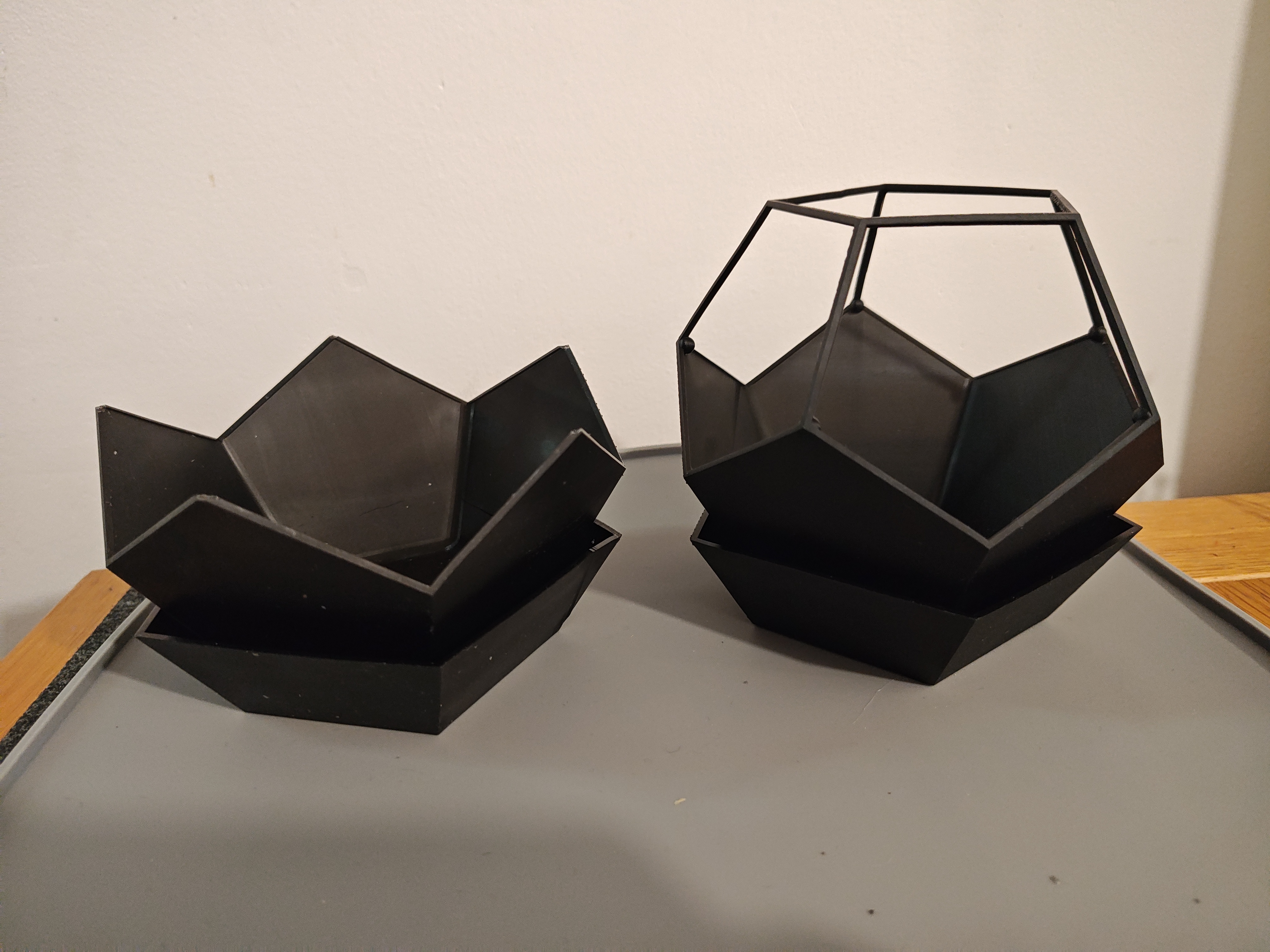 Flower Pot, Dodecahedron, With Saucer Base (remix of Vladimir Jonas)