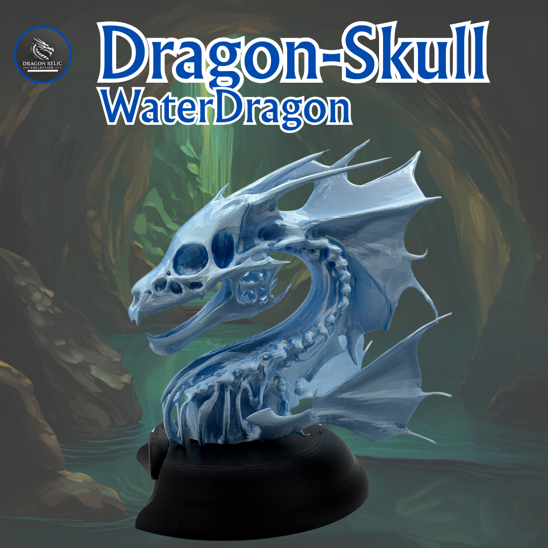 Water Dragon Skull / Wasser Drache Schädel