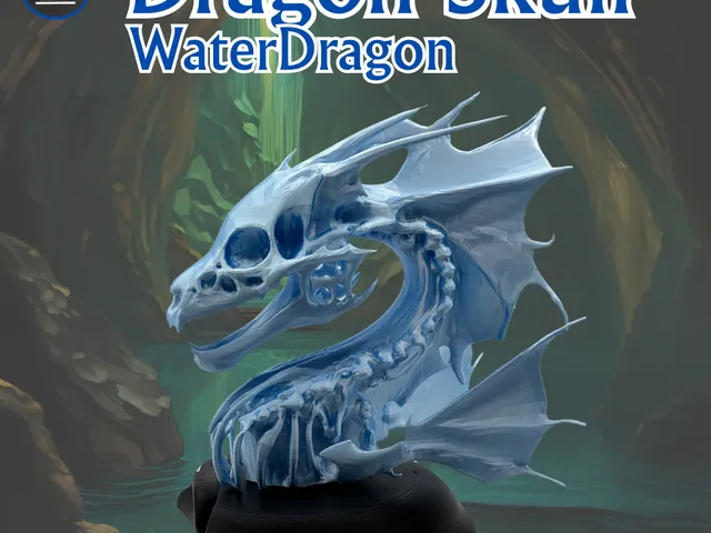 Water Dragon Skull / Wasser Drache Schädel