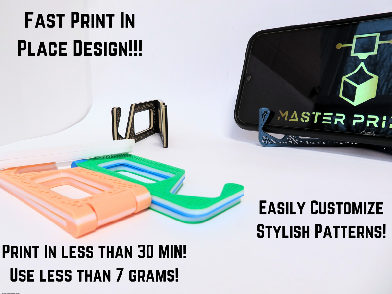 The BEST Foldable Phone Stand (Print In Place)