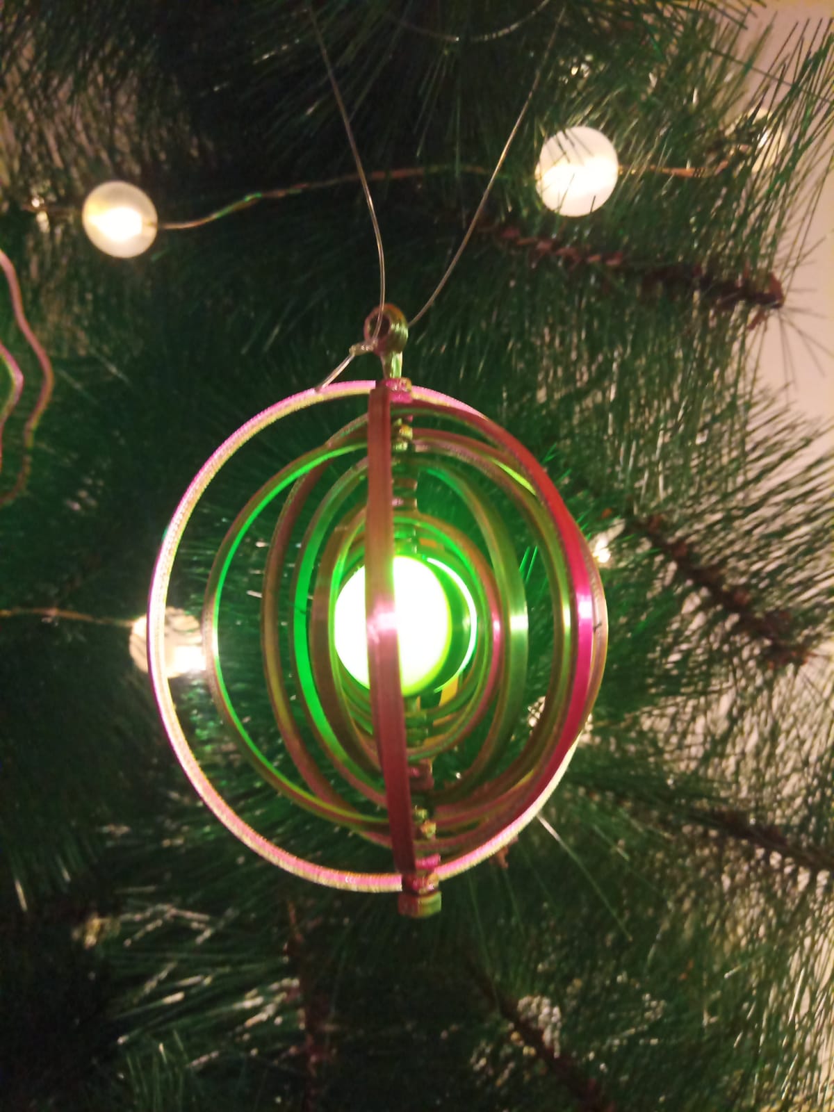 Collapsible Christmas Ball Greeting Card — thumbnail 4