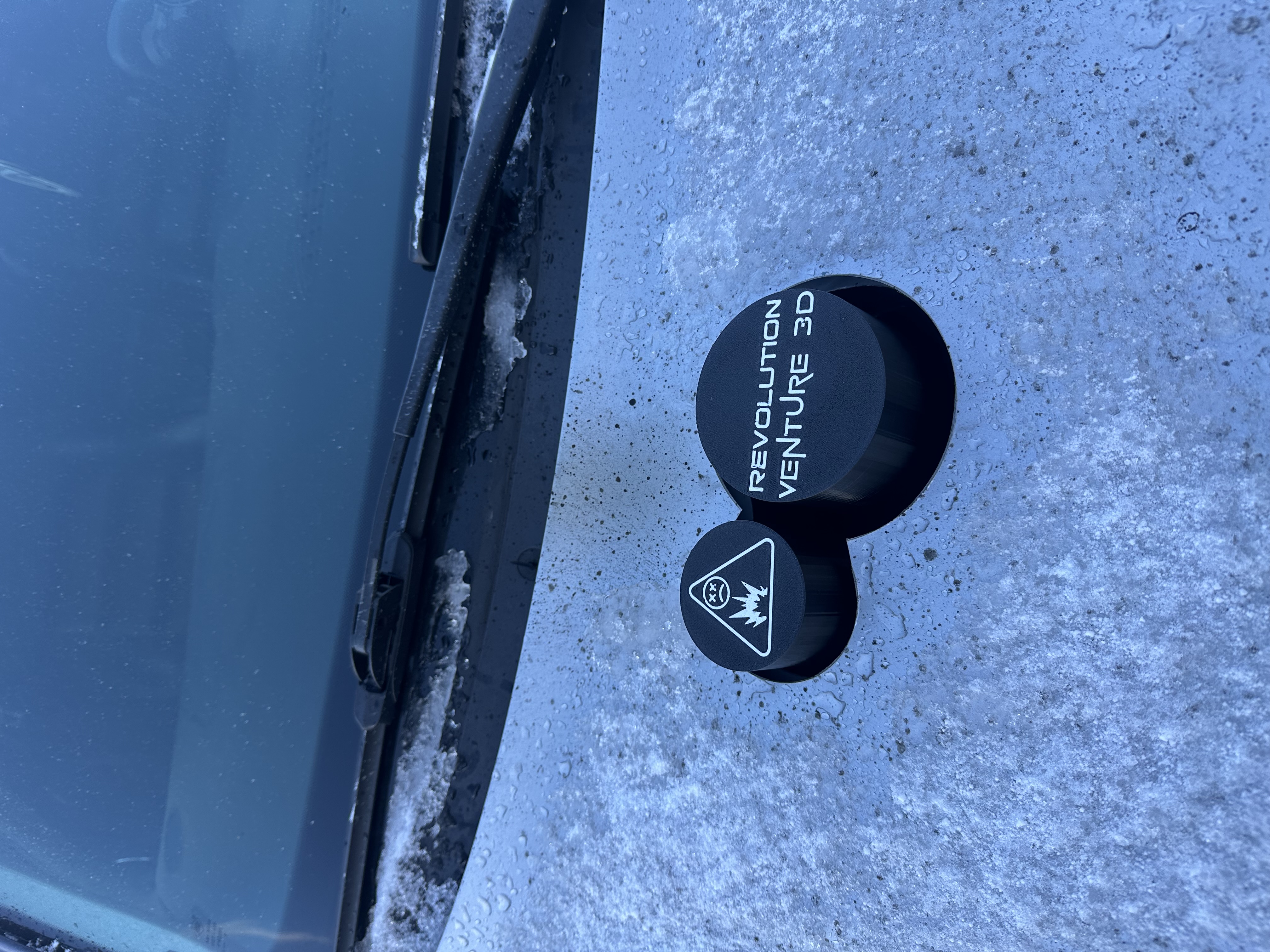 Hood Exit exhaust Cover (medium 3 inch pipe)