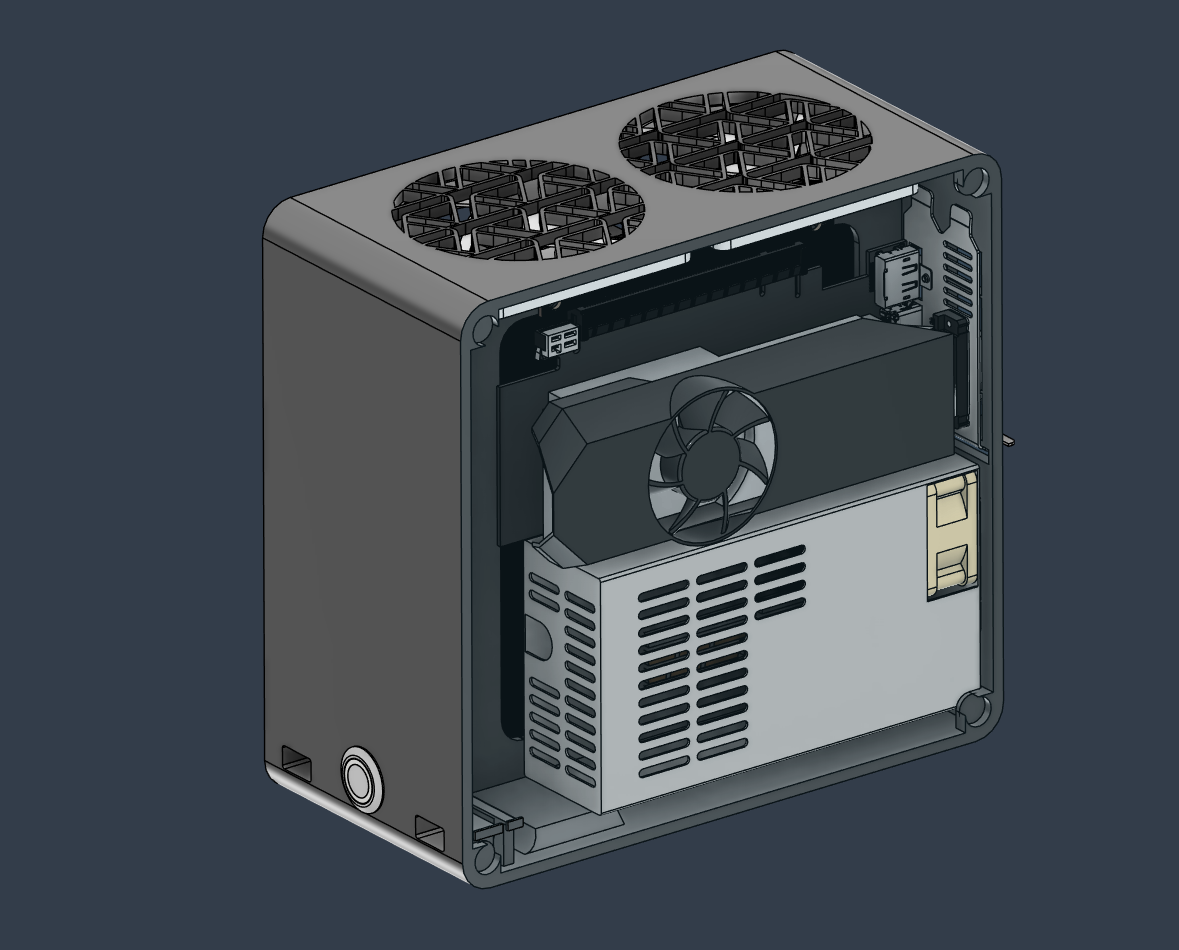 Miniatura 3 do modelo 3D SFF Mini ITX Case