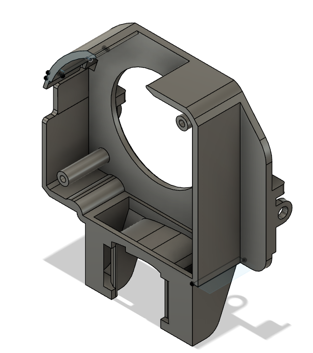 Qidi Plus 4 Single Piece Part Cooling Fan Housing