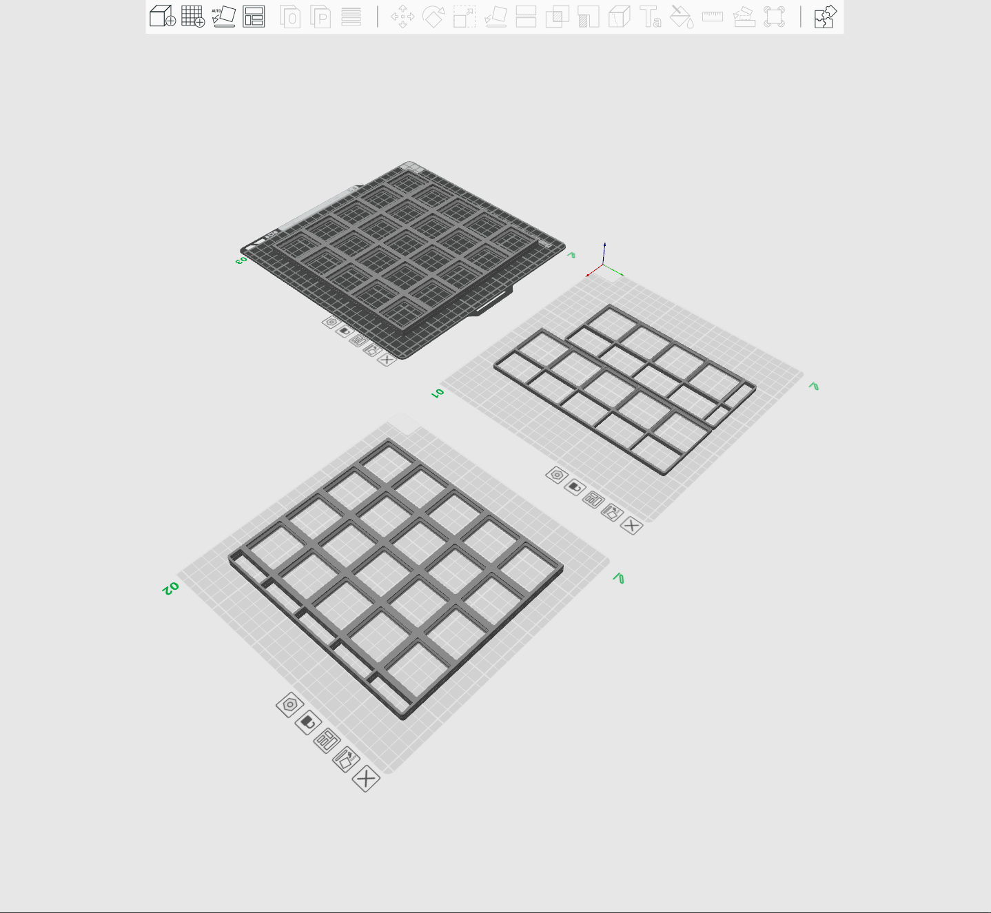 Gridfinity Base Plates for Yukon 9 Drawer Cabinet