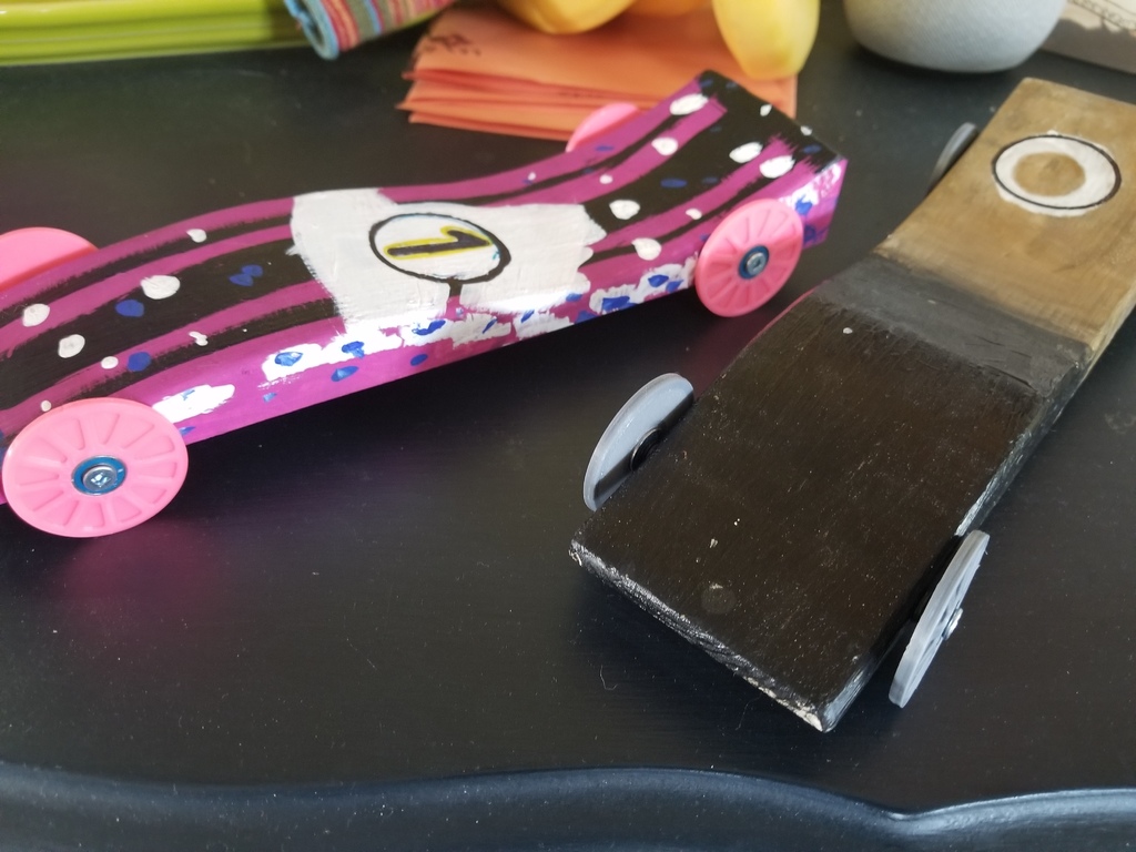 Pine car derby wheels V1