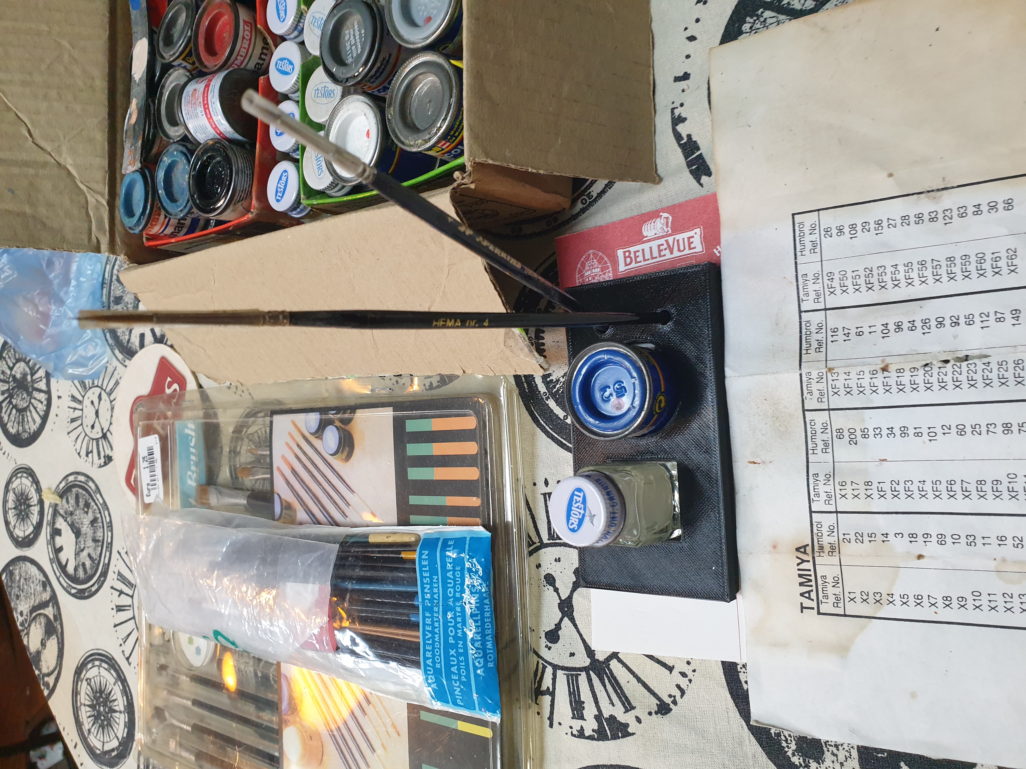 Model paint holder