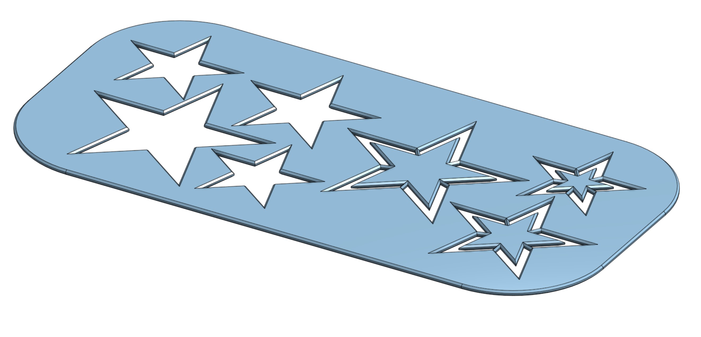 Star drawing template ruler