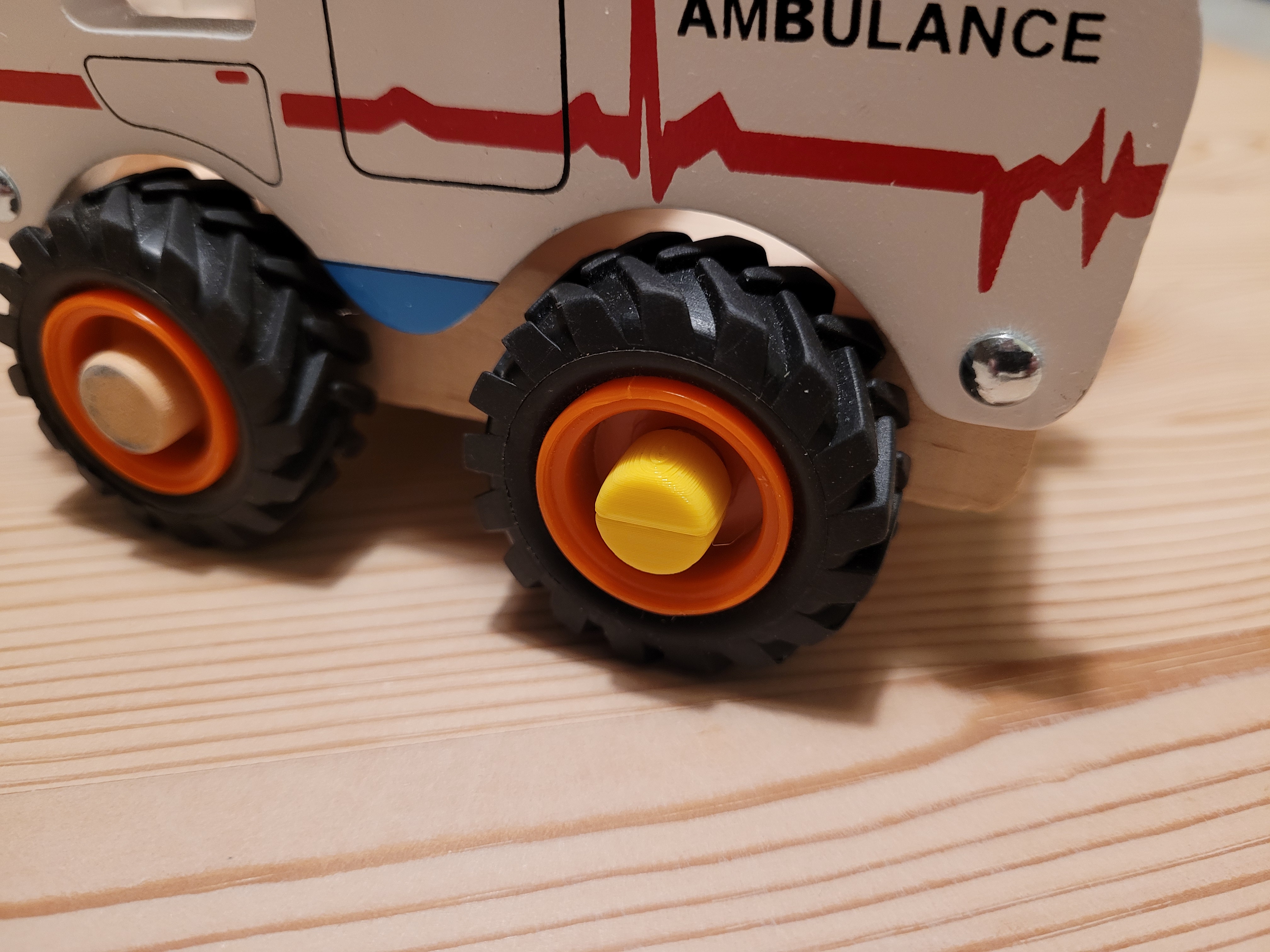 Magni toy car wheel pin