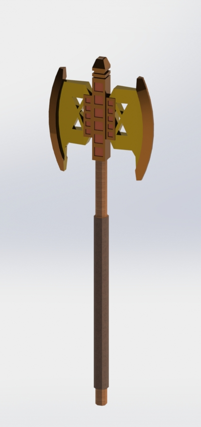 LOTR Gimli Ax 5mm handle Transformers Scale