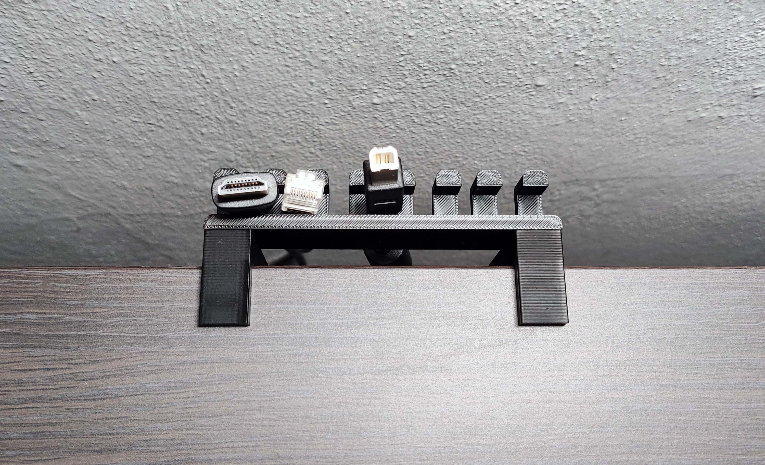 Desk cable organizer